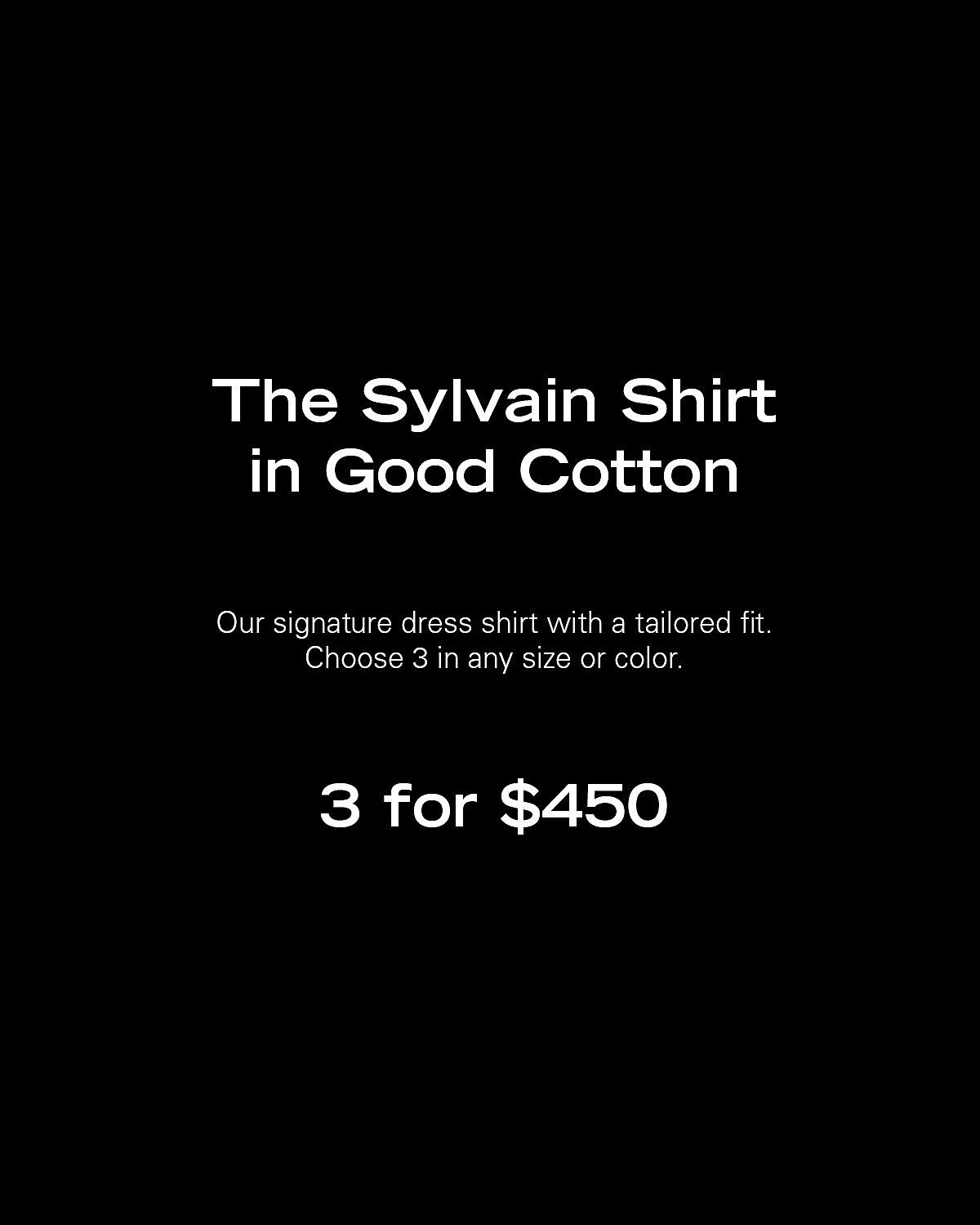 The Sylvain Shirt in Good Cotton Card