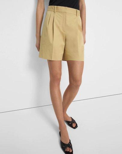 Theory New £325 Black & Cream Check Trousers L