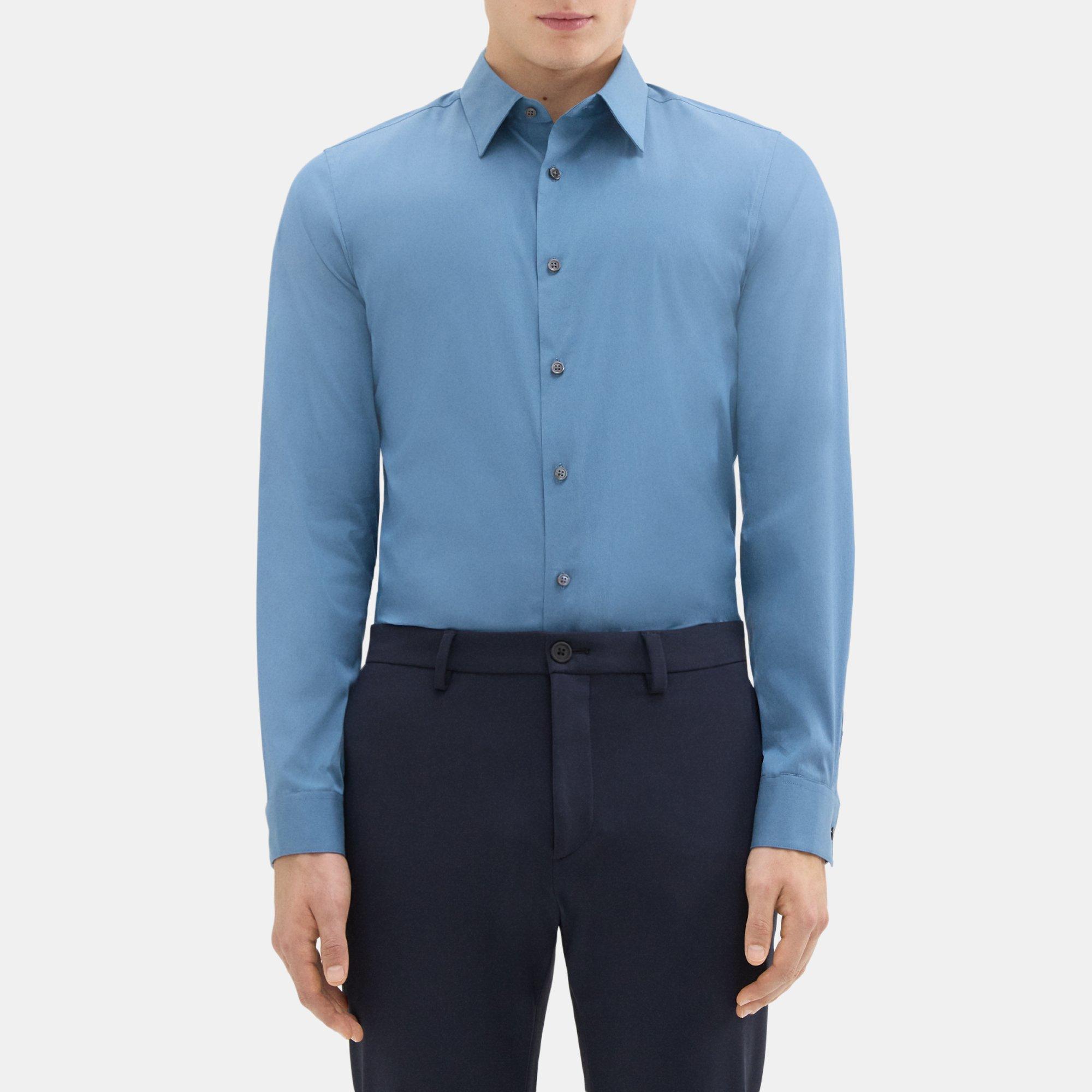 Theory Sylvain Shirt in Good Cotton