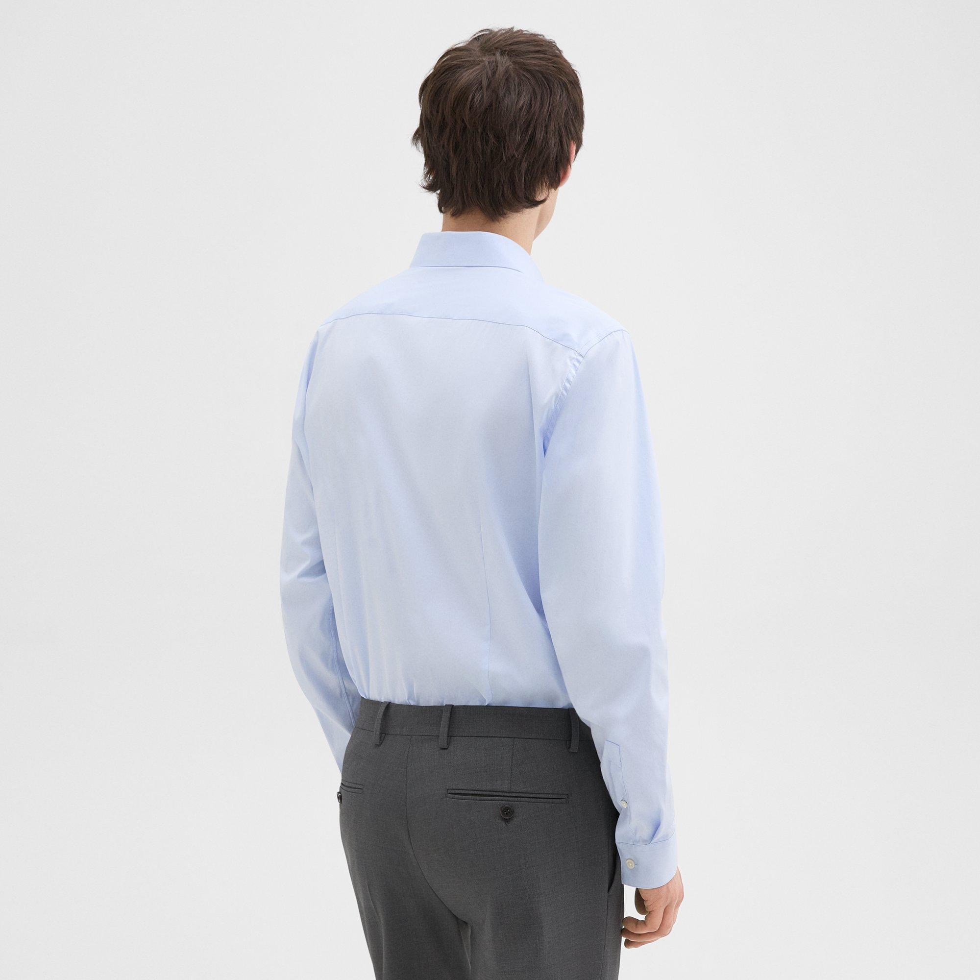 Blue Good Cotton Sylvain Shirt | Theory