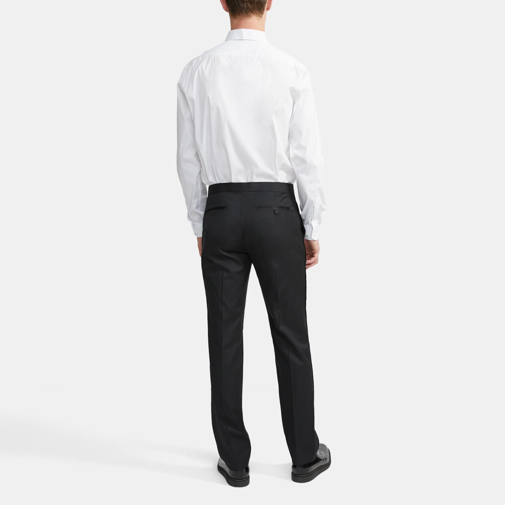 Straight-Fit Tuxedo Pant in Wool