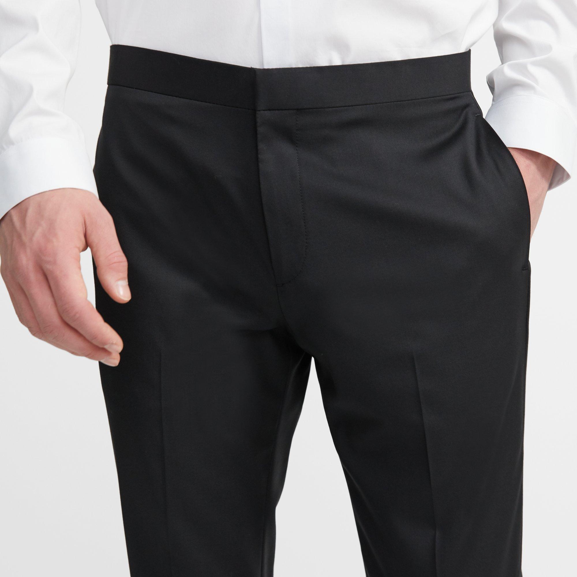 Straight-Fit Tuxedo Pant in Wool