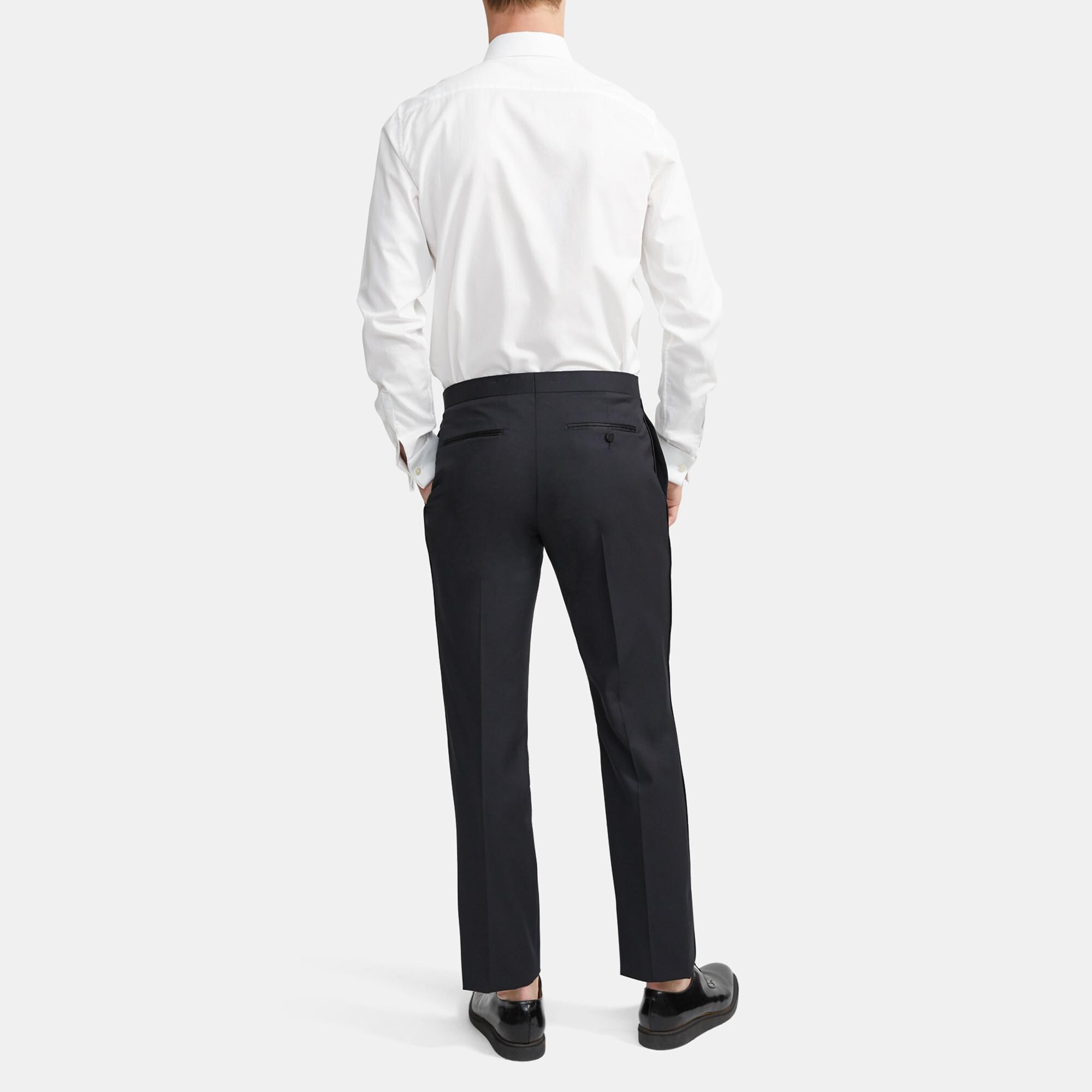 Straight-Fit Tuxedo Pant in Wool