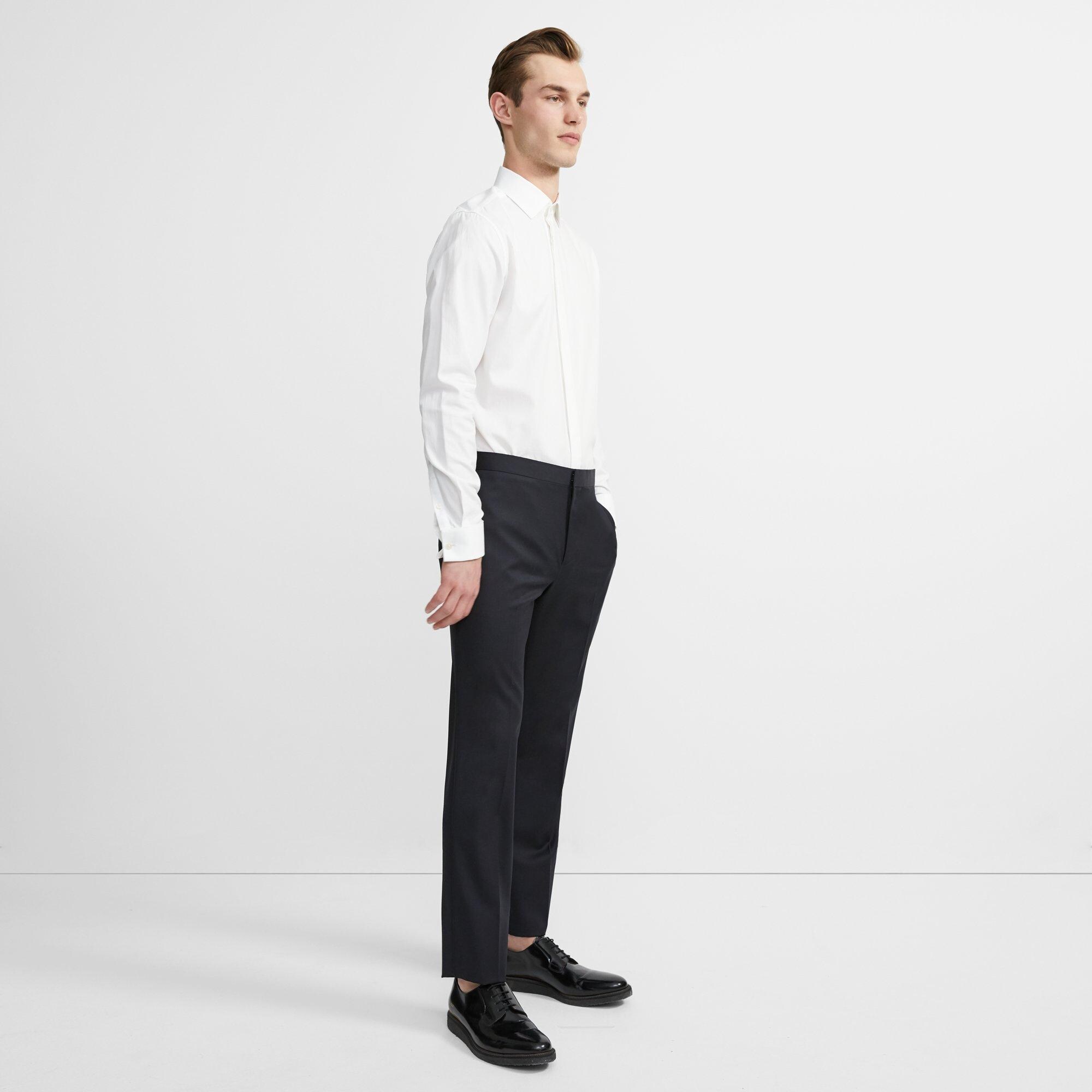 Straight-Fit Tuxedo Pant in Wool