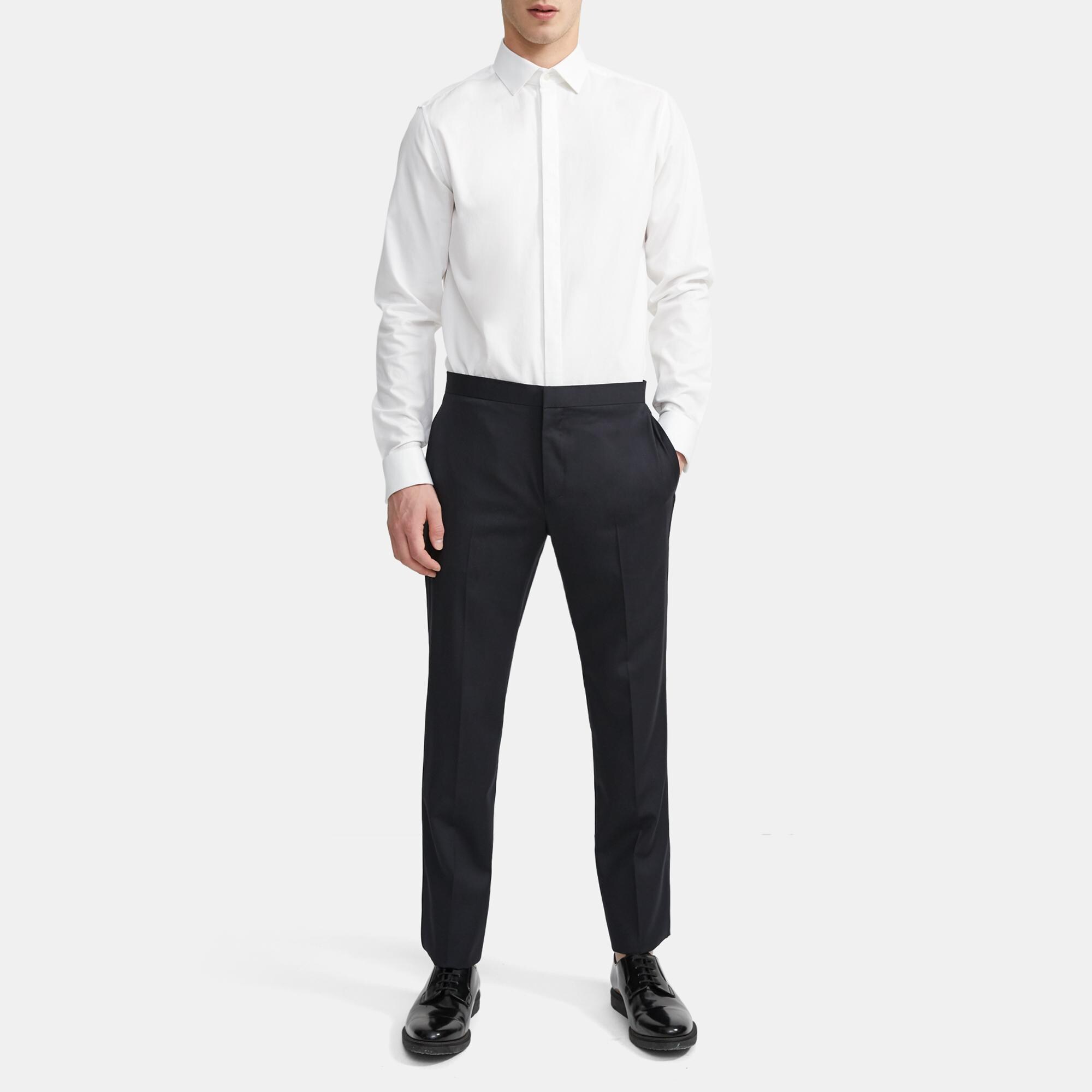 Straight-Fit Tuxedo Pant in Wool