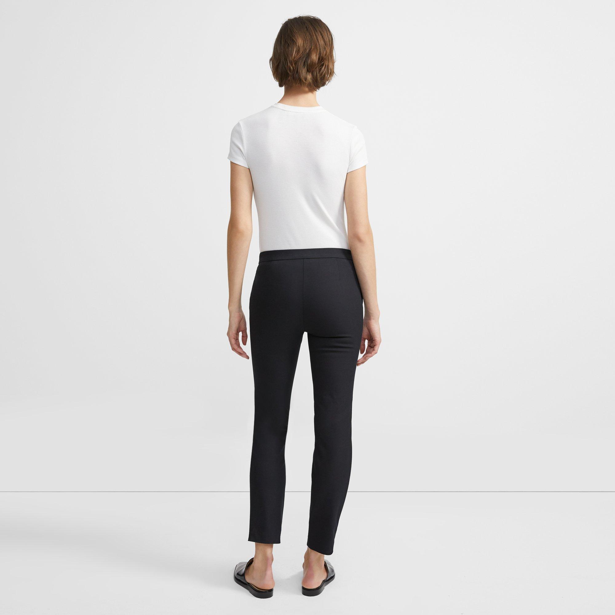 Slim Pull-On Pant in Stretch Cotton