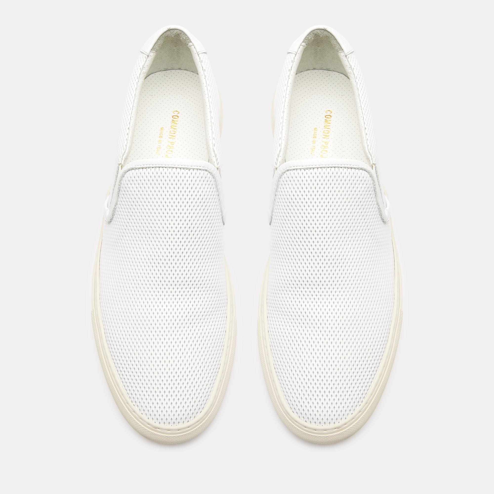 Common Projects Perforated Slip-On Sneakers