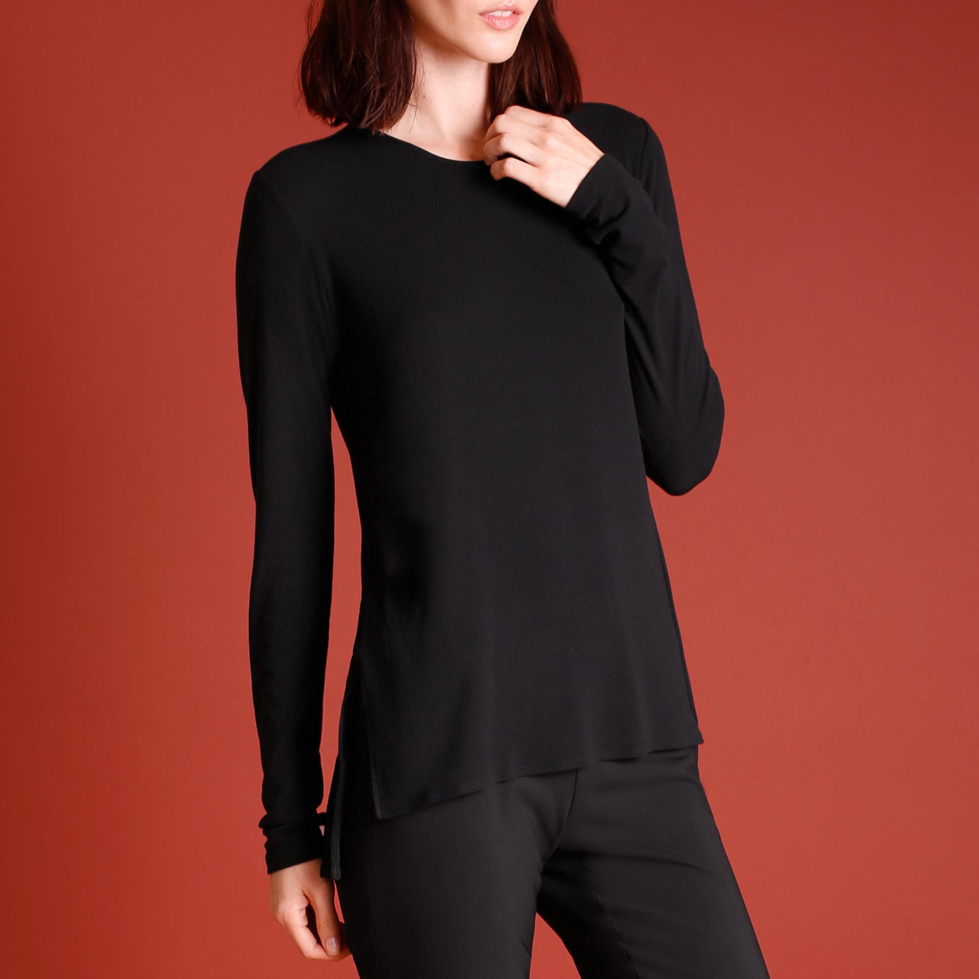 Ribbed Long-Sleeve Tee