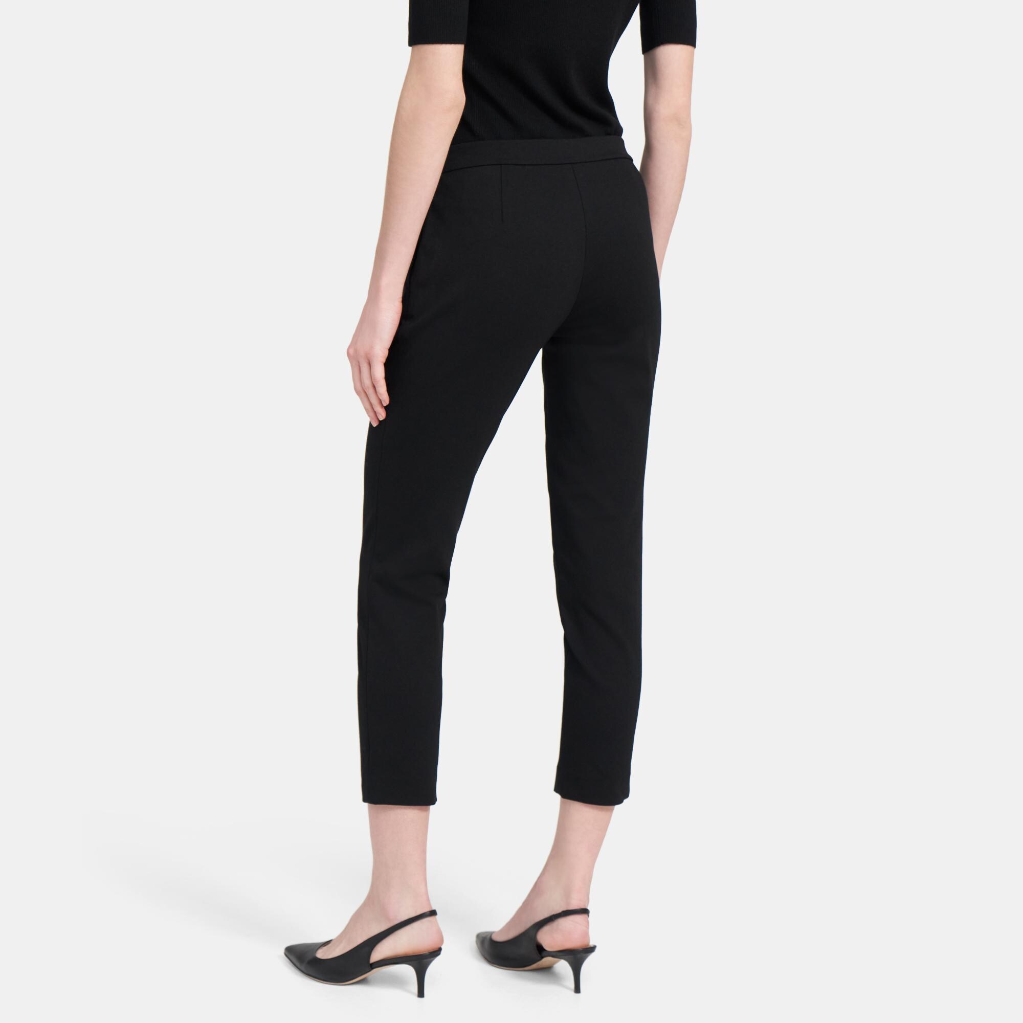 Knit Pull-On Crop Pant