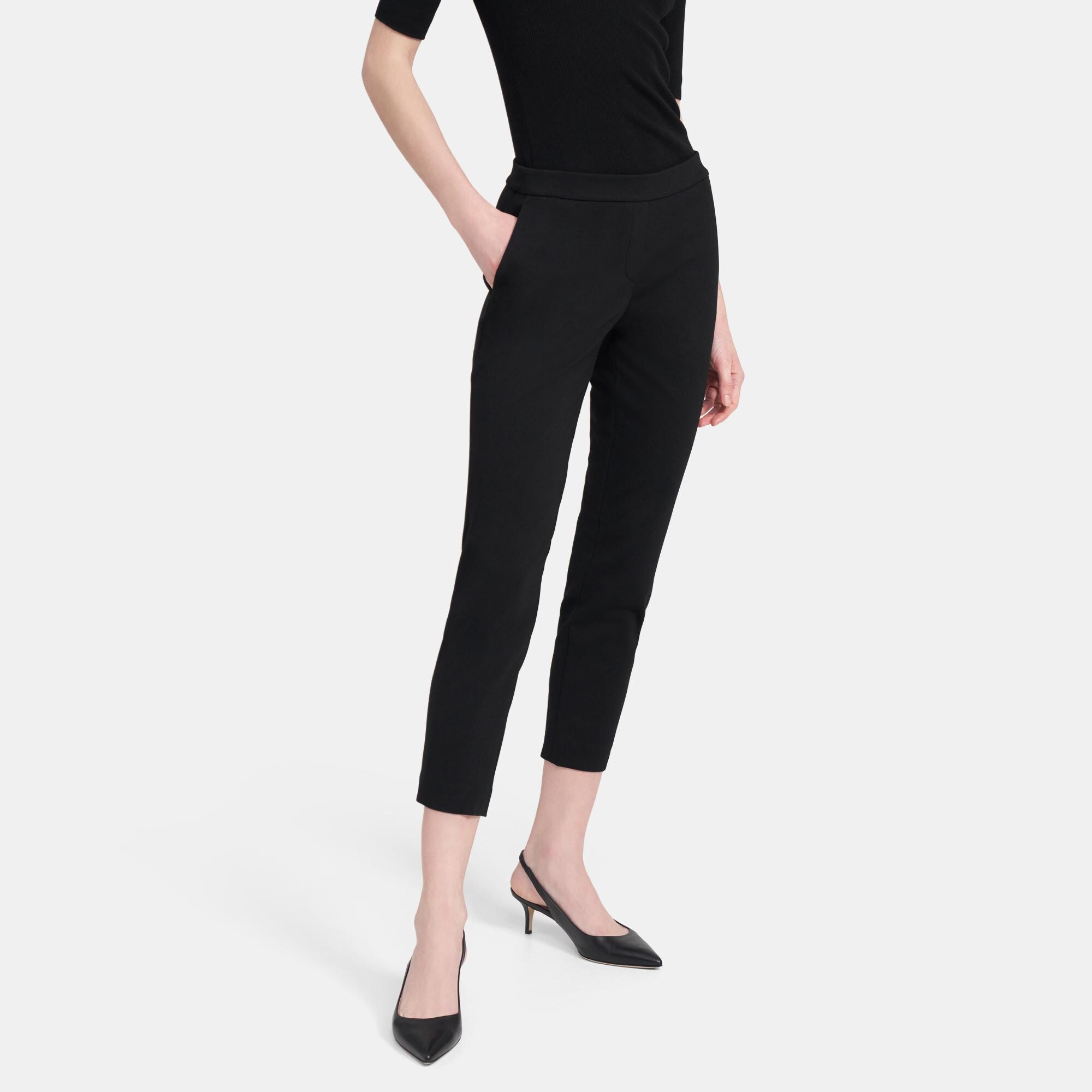 Knit Pull-On Crop Pant
