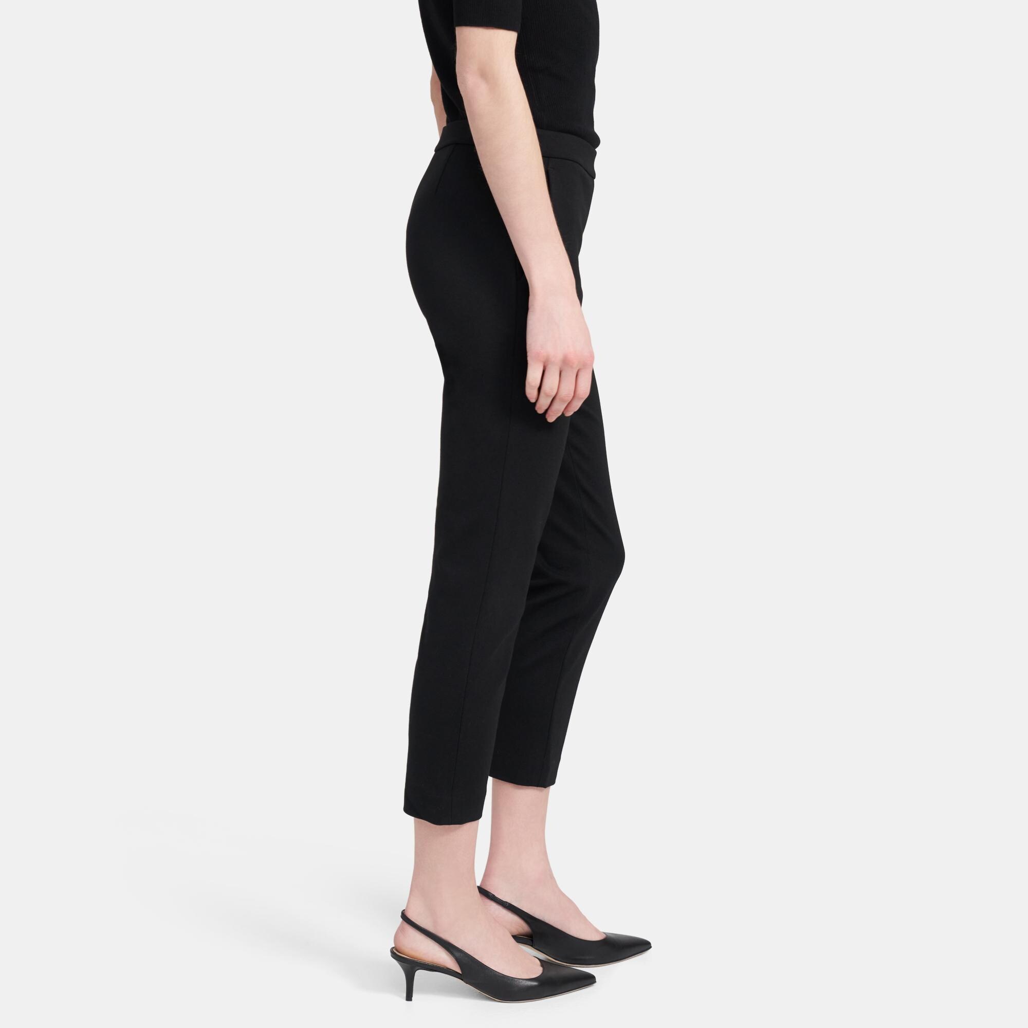 Knit Pull-On Crop Pant