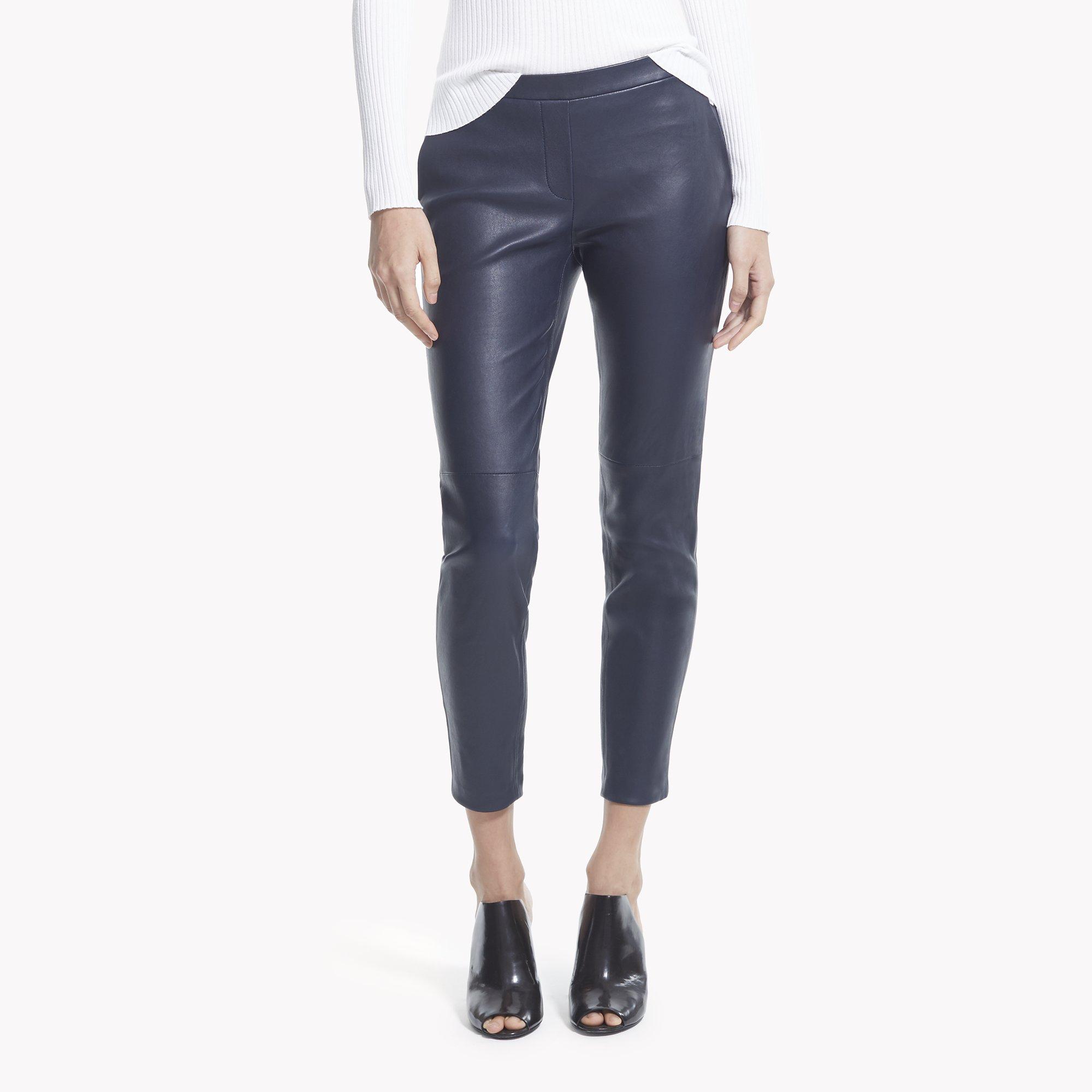 Leather Crop Pant