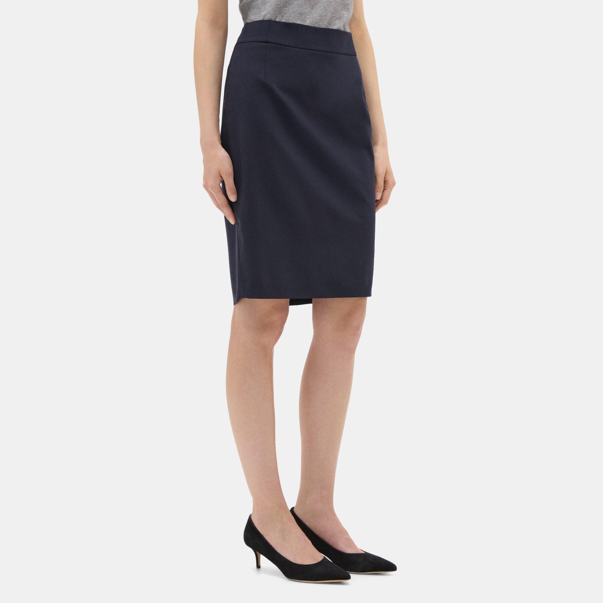 Pencil Skirt in Sevona Stretch Wool