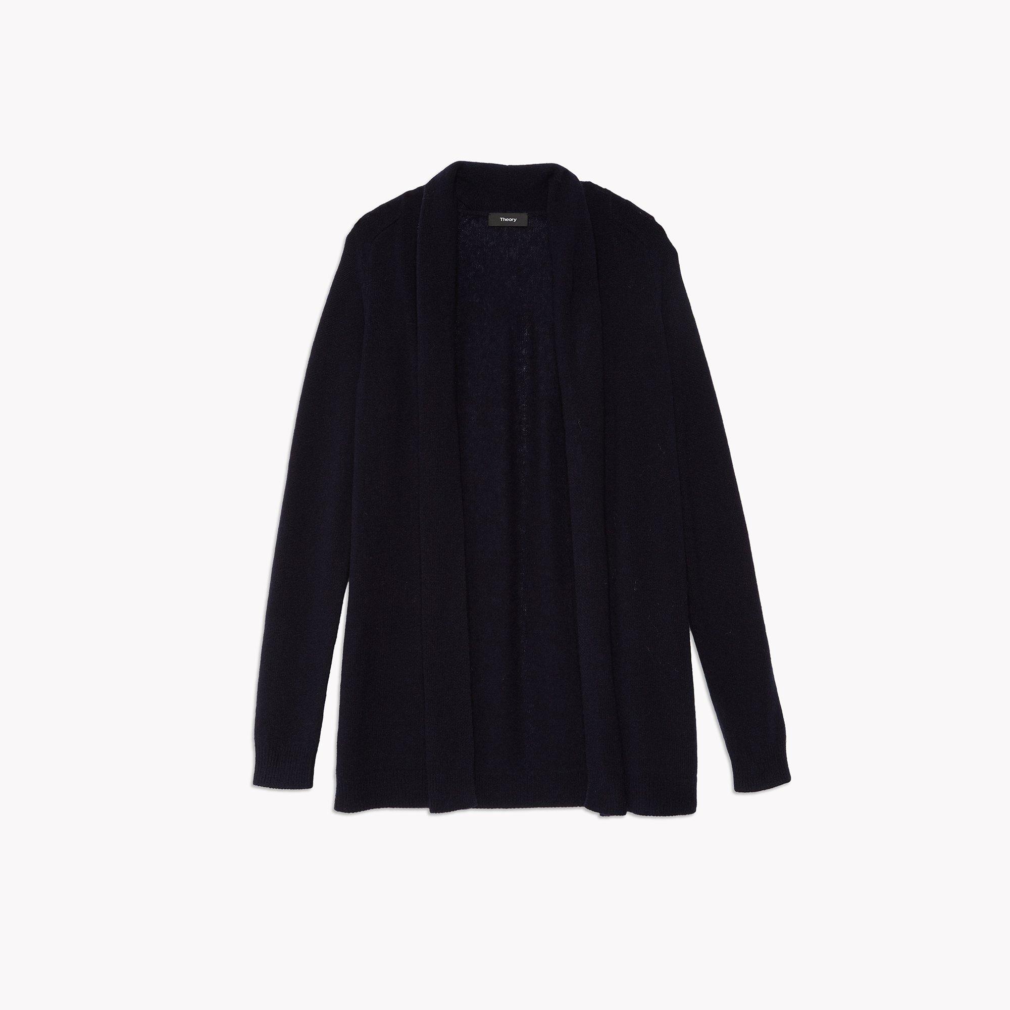 Feather Cashmere Open Cardigan
