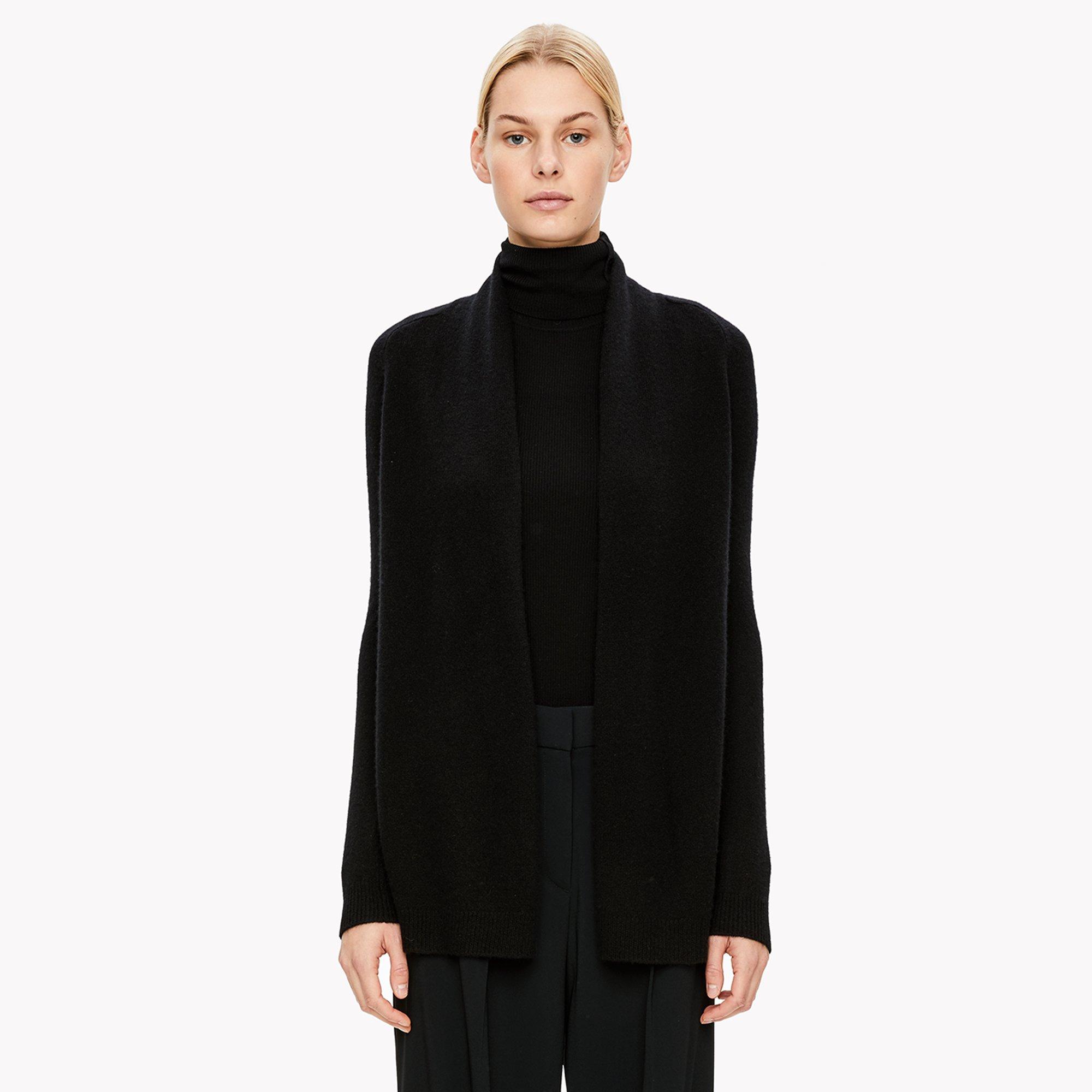 Feather Cashmere Open Cardigan