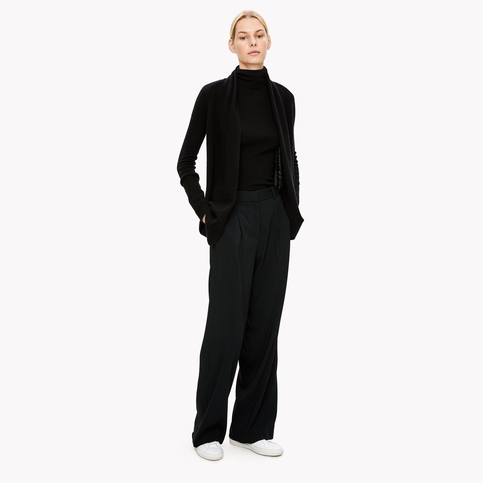 Feather Cashmere Open Cardigan