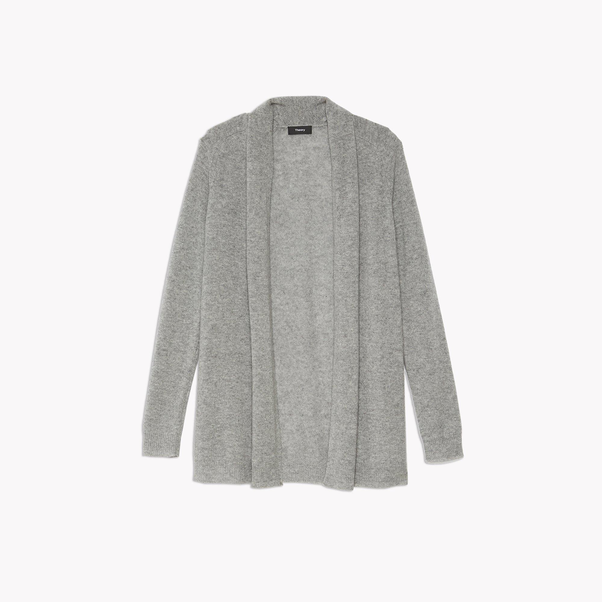 Feather Cashmere Open Cardigan
