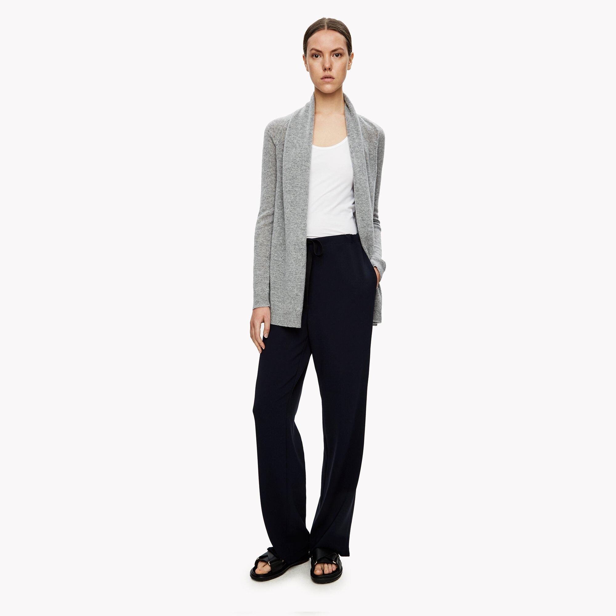 Feather Cashmere Open Cardigan