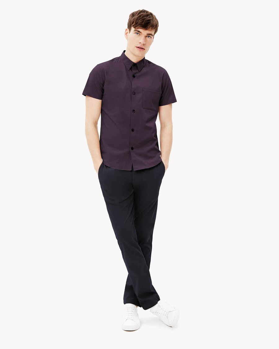 Theory Luxe Cotton Pocket Front Shirt | Theory.com
