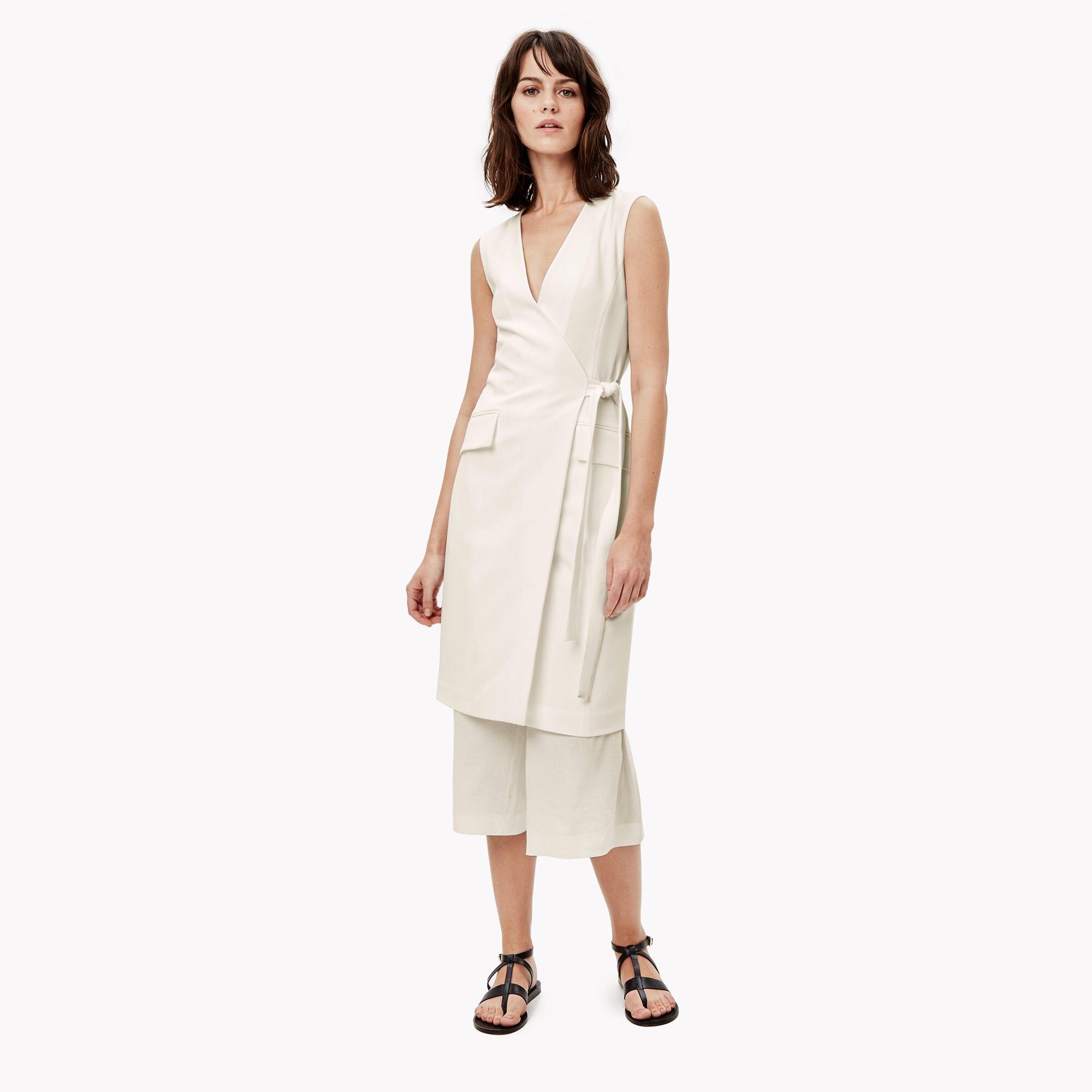 Soft Crepe Wrap Dress