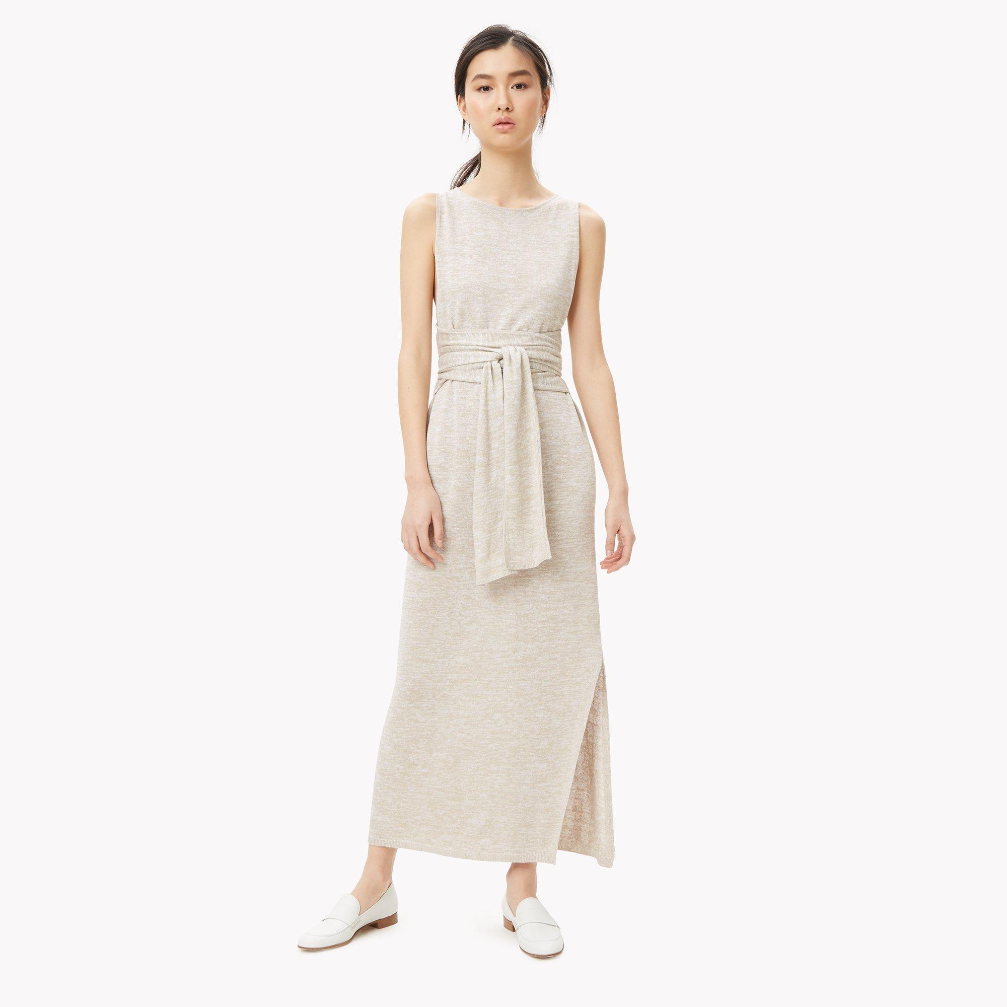 theory linen shirt dress