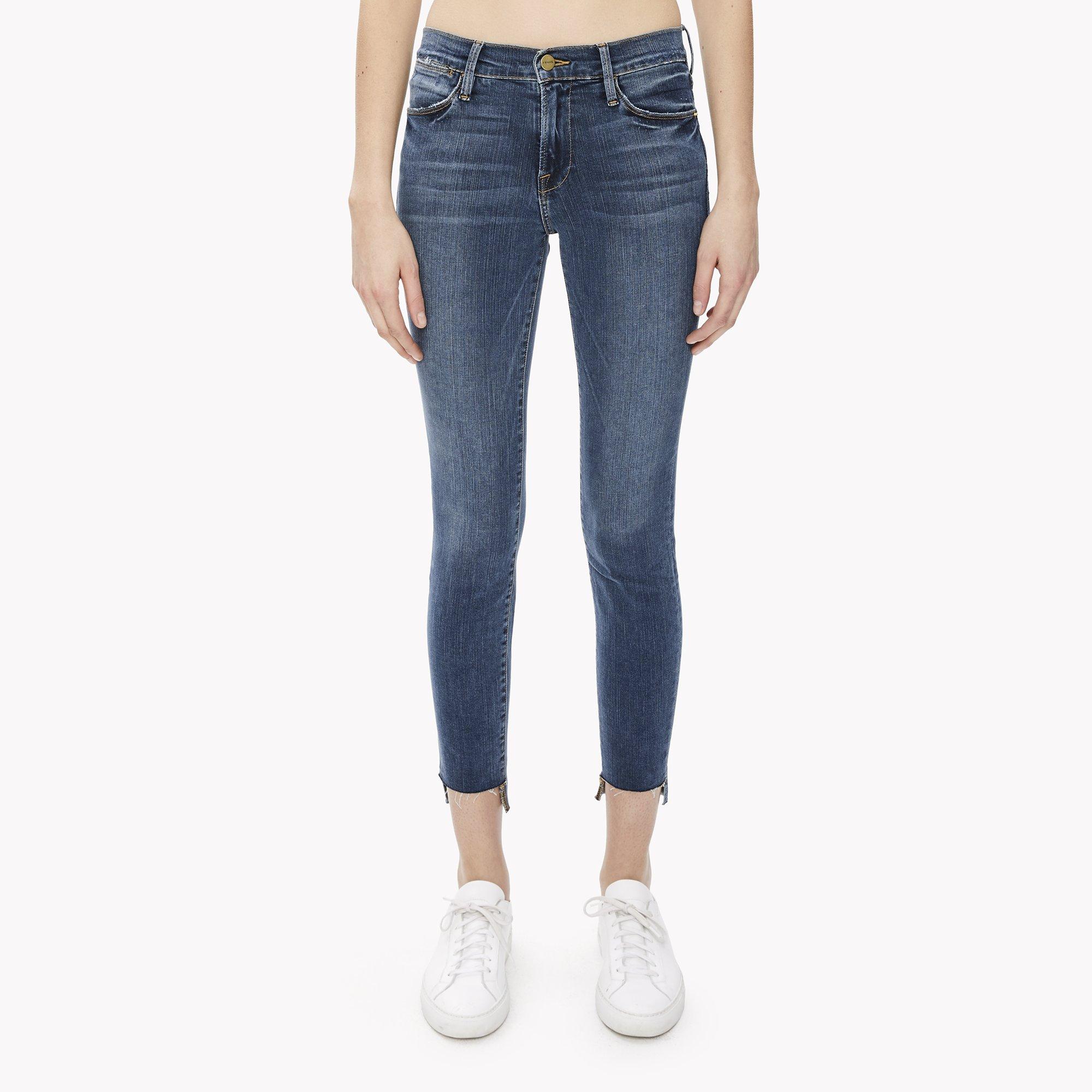 Le High Skinny Raw Stagger Jean