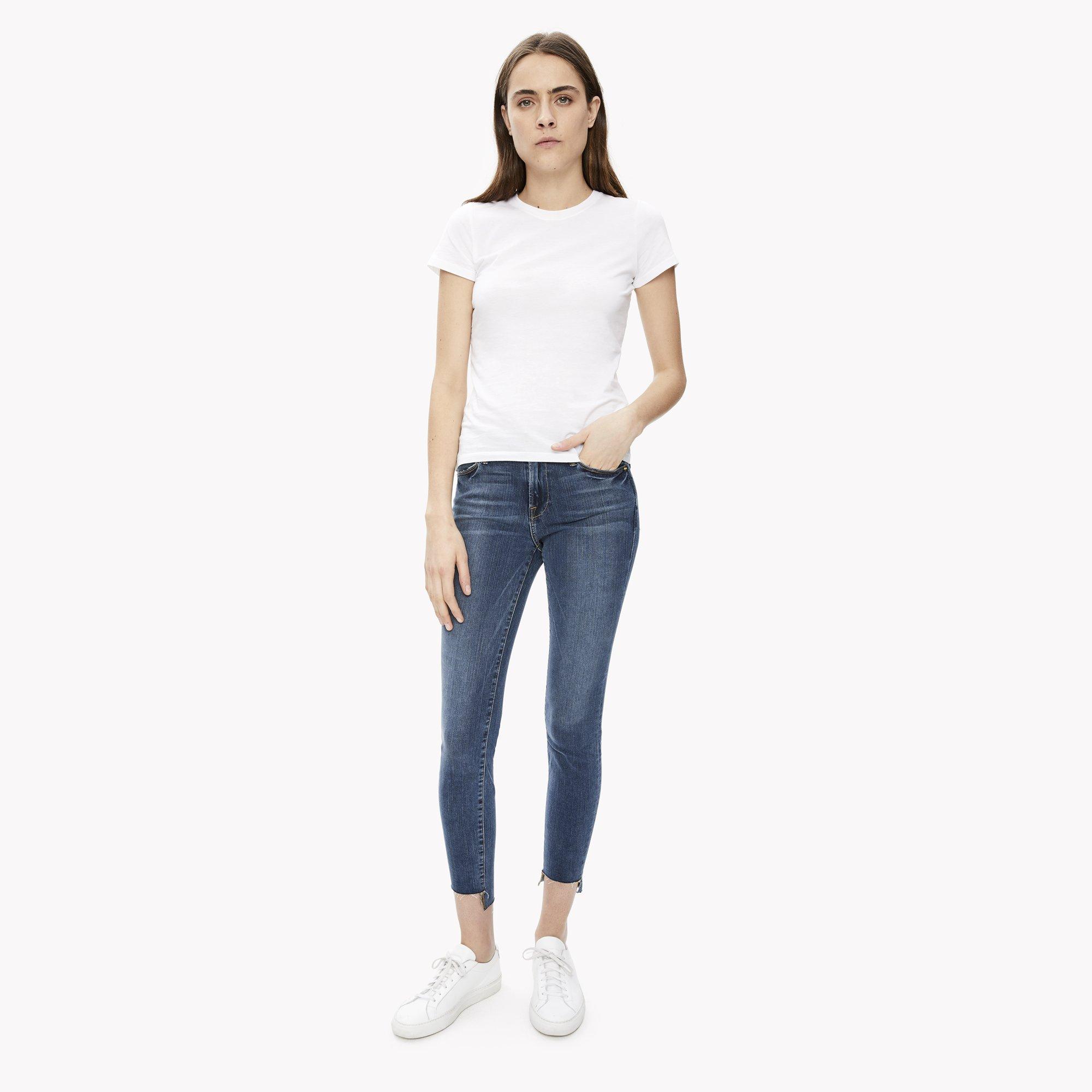 Le High Skinny Raw Stagger Jean