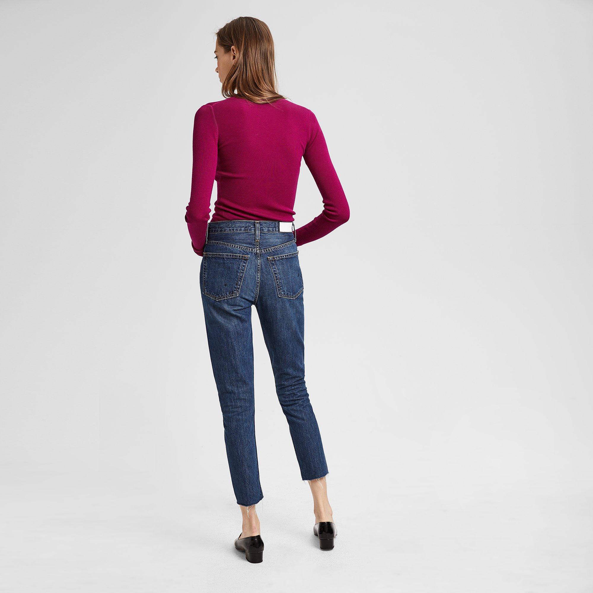 Re/Done High-Rise Skinny Crop Jean