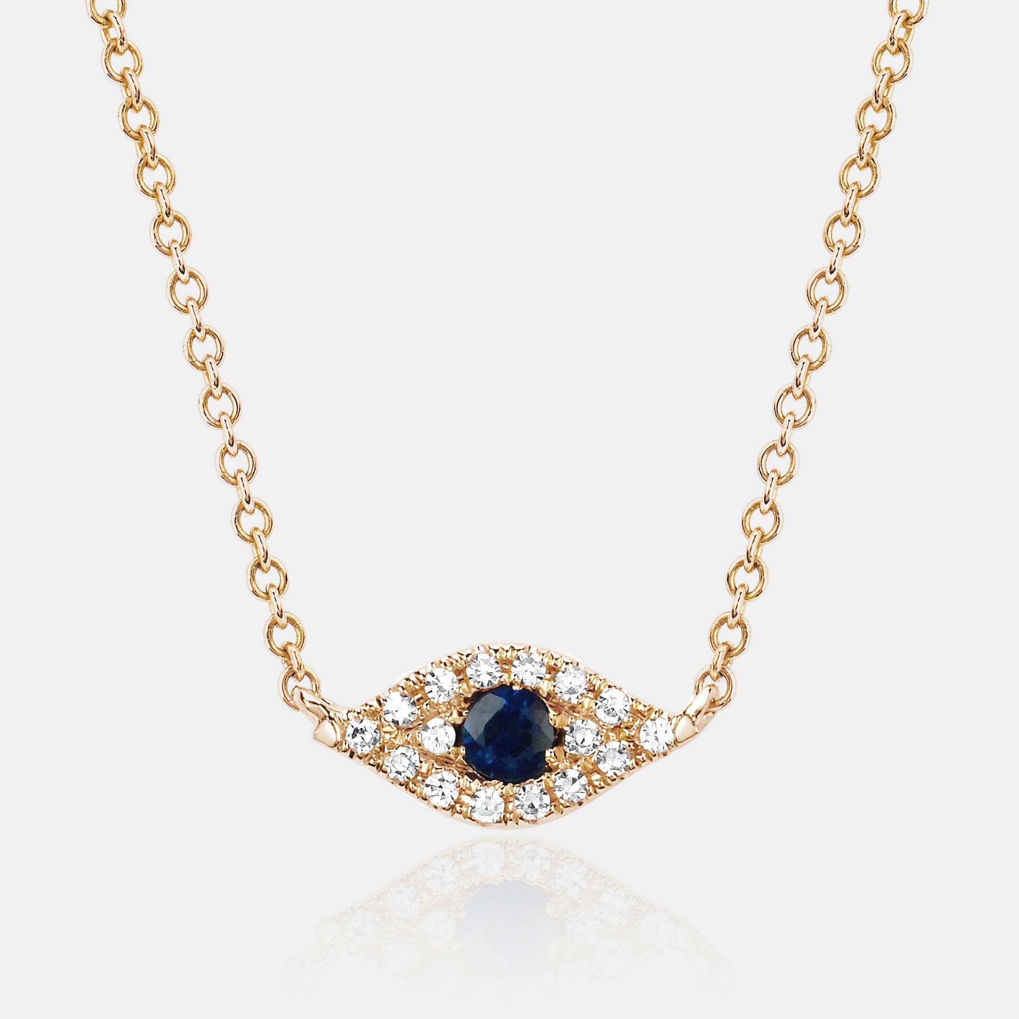 EF Collection Diamond Evil Eye Choker