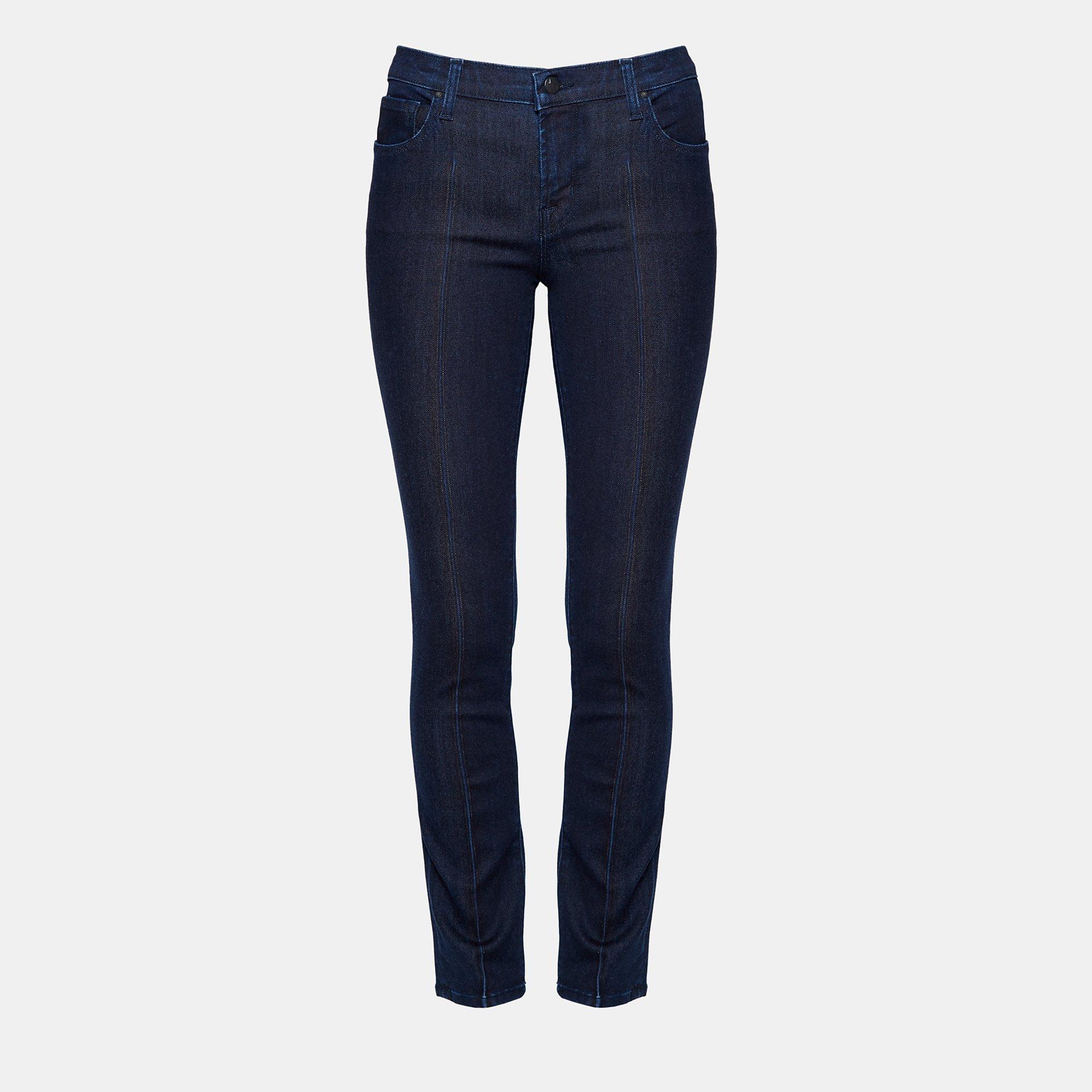 J Brand 811 Mid-Rise Pintuck Skinny Jean | Theory