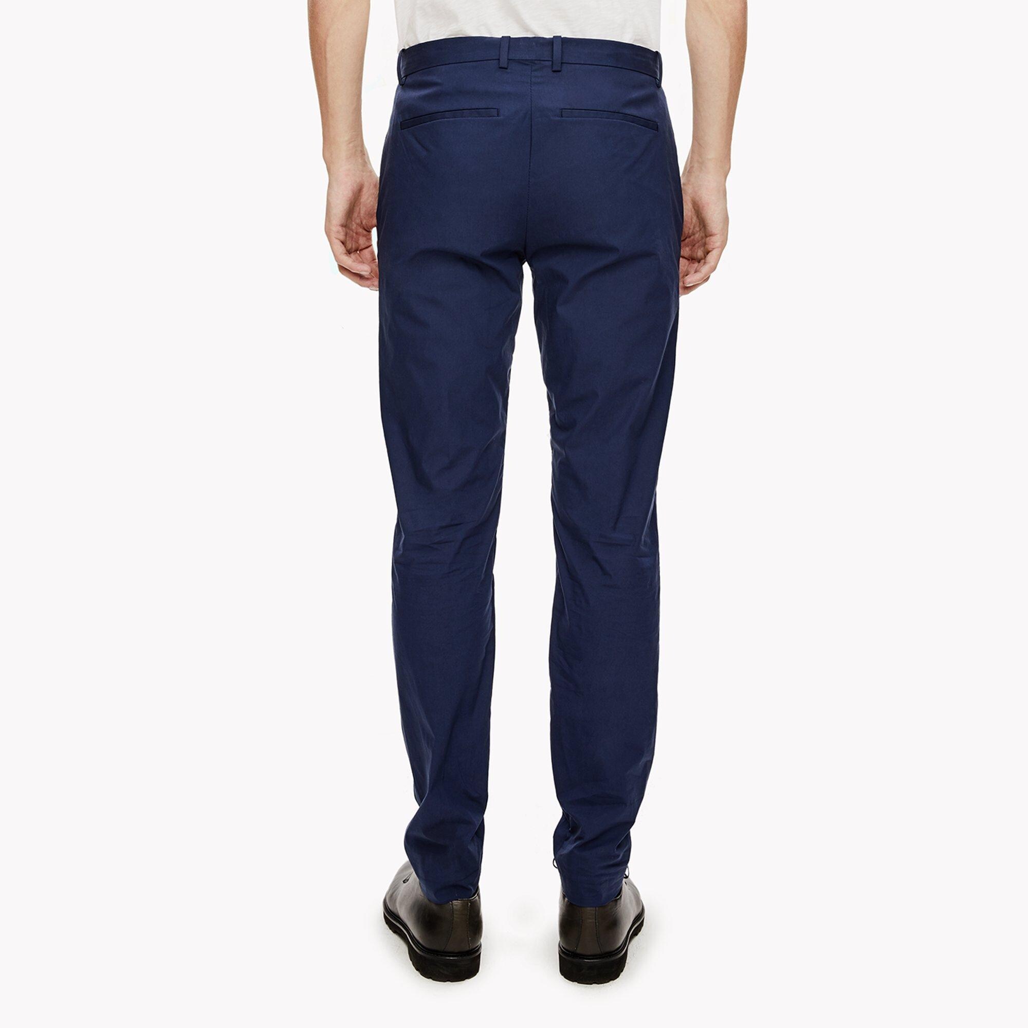 Cotton Poplin Slim Trouser