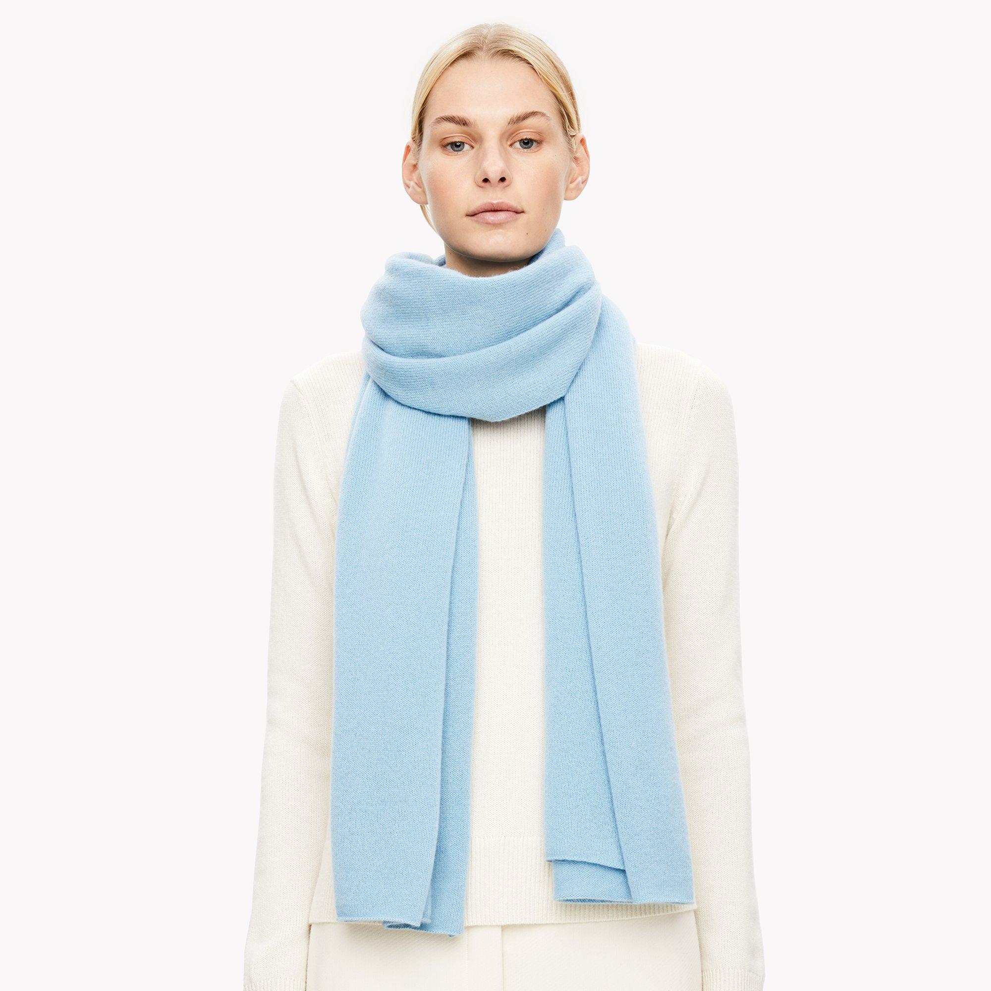 Wide Cashmere Scarf