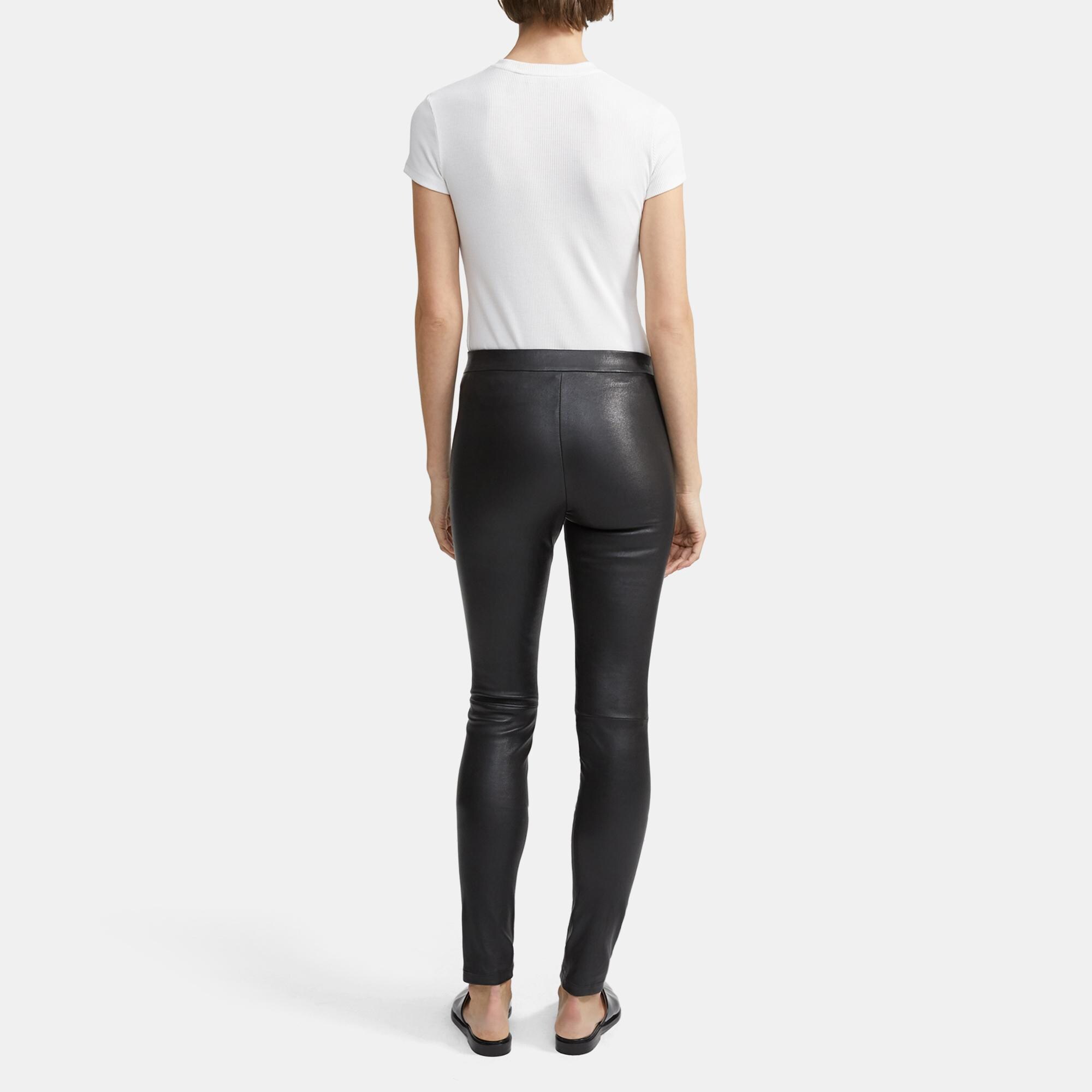 Leather Pull-On Legging