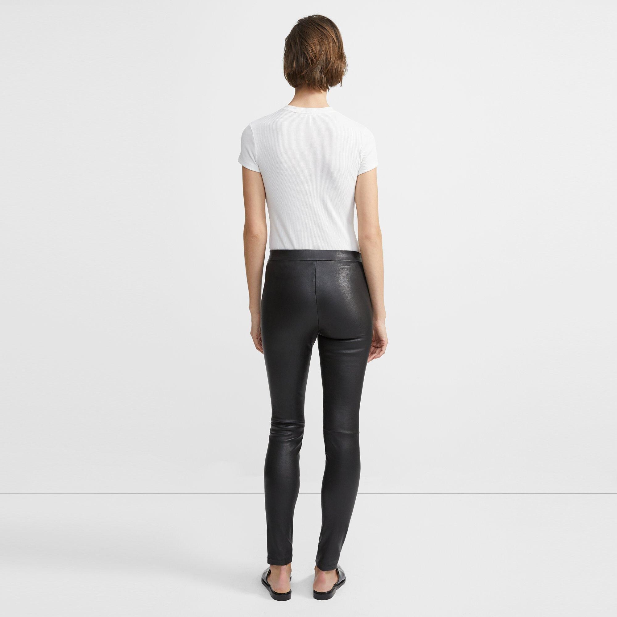 Leather Pull-On Legging