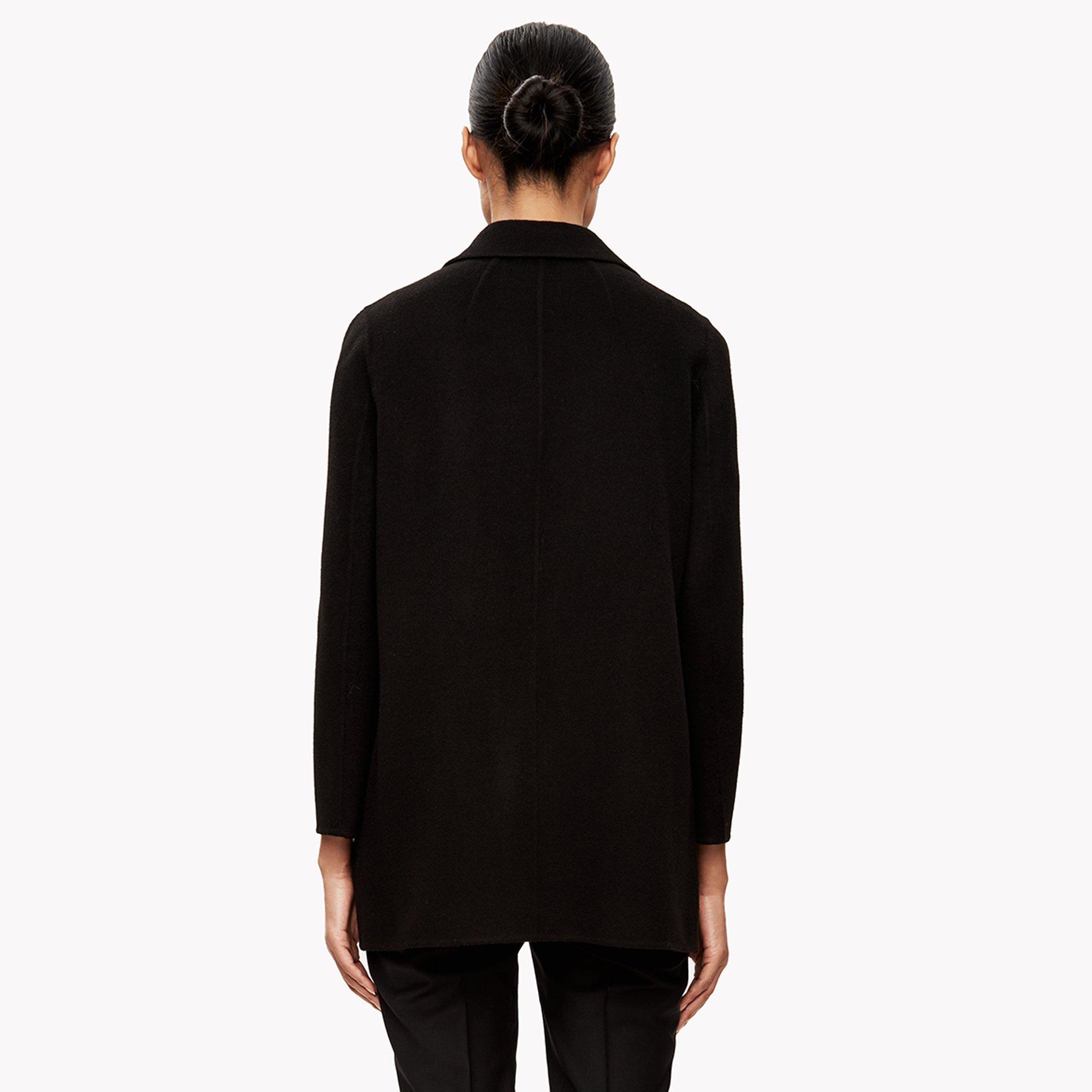Double-Face Wool-Cashmere Relaxed Jacket