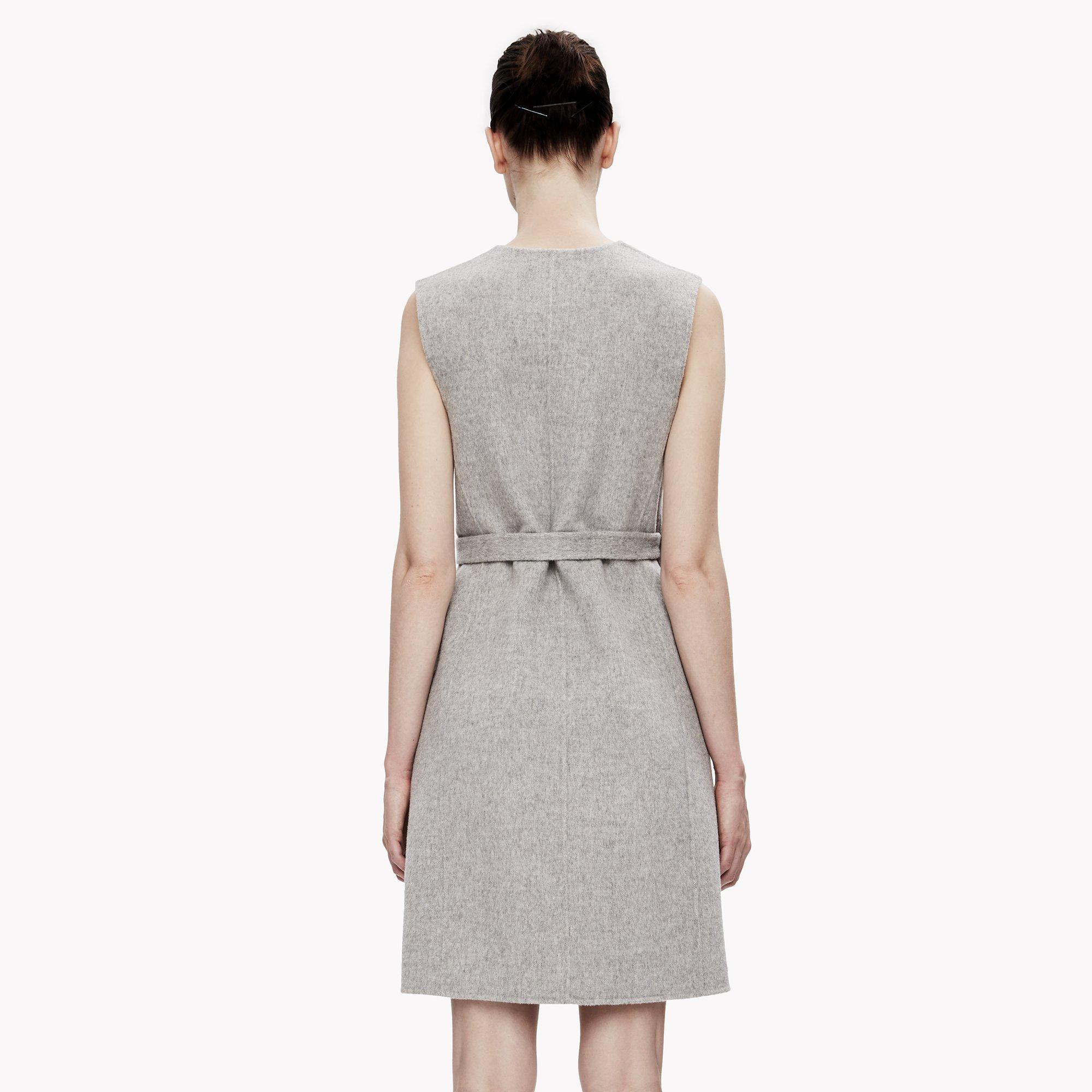 Double-Face Wool-Cashmere Wrap Dress