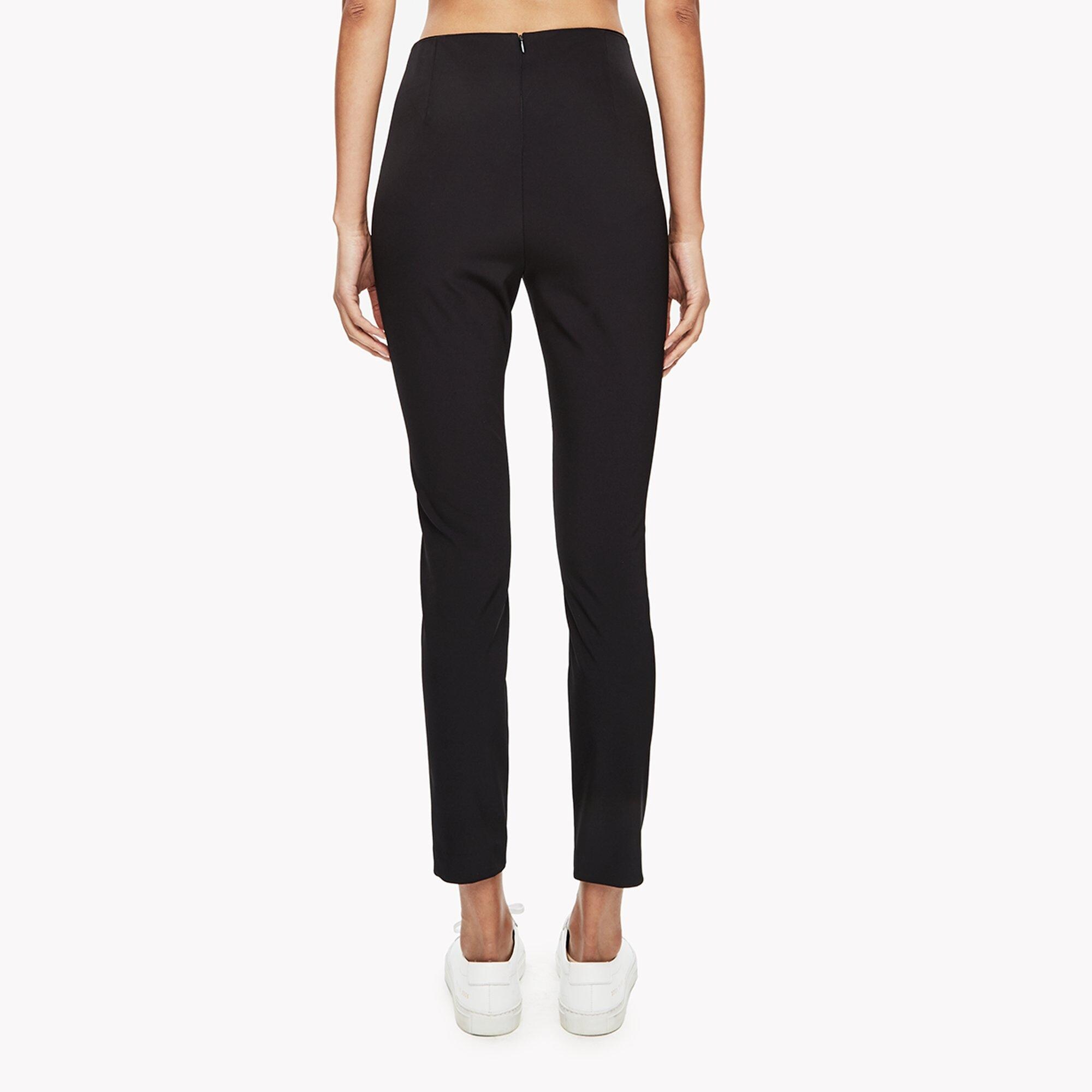 Stretch Twill Back Zip Skinny Leg Pant
