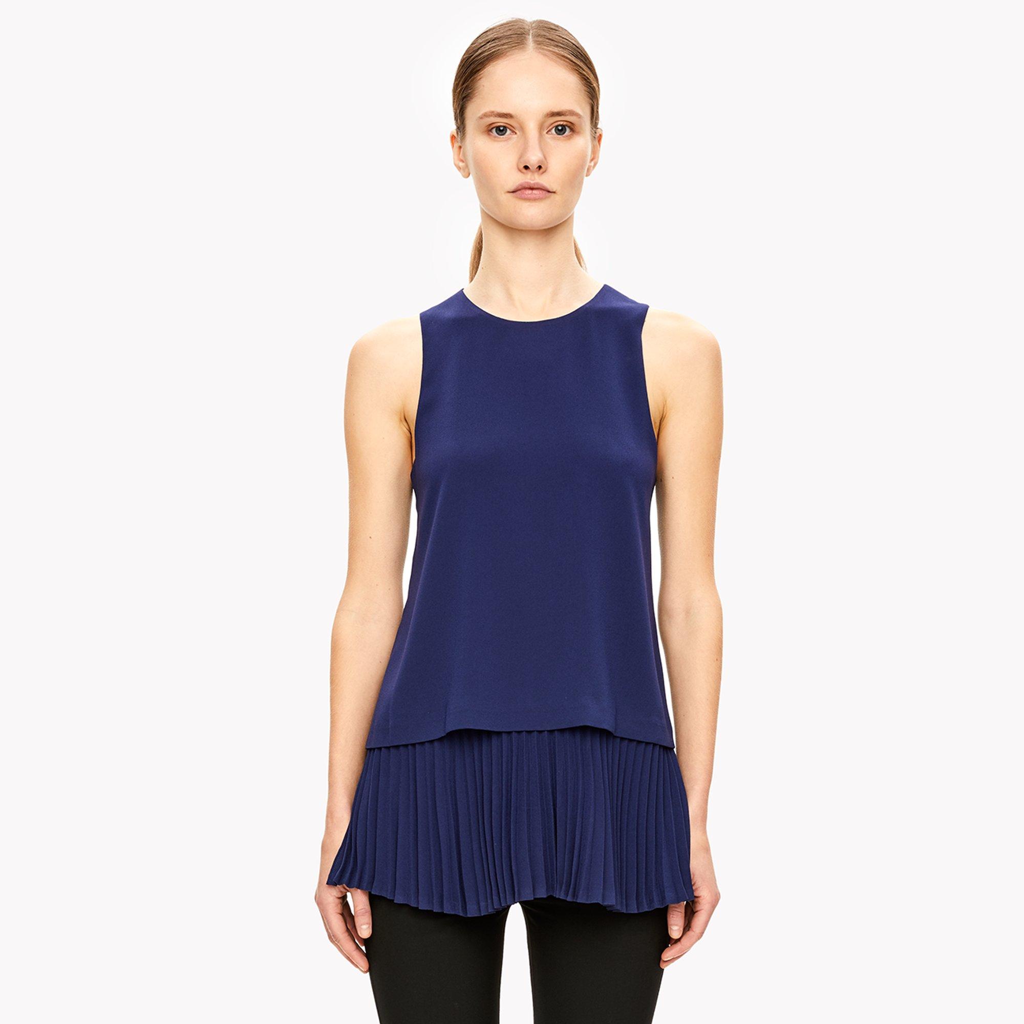 Layered Pleat Top