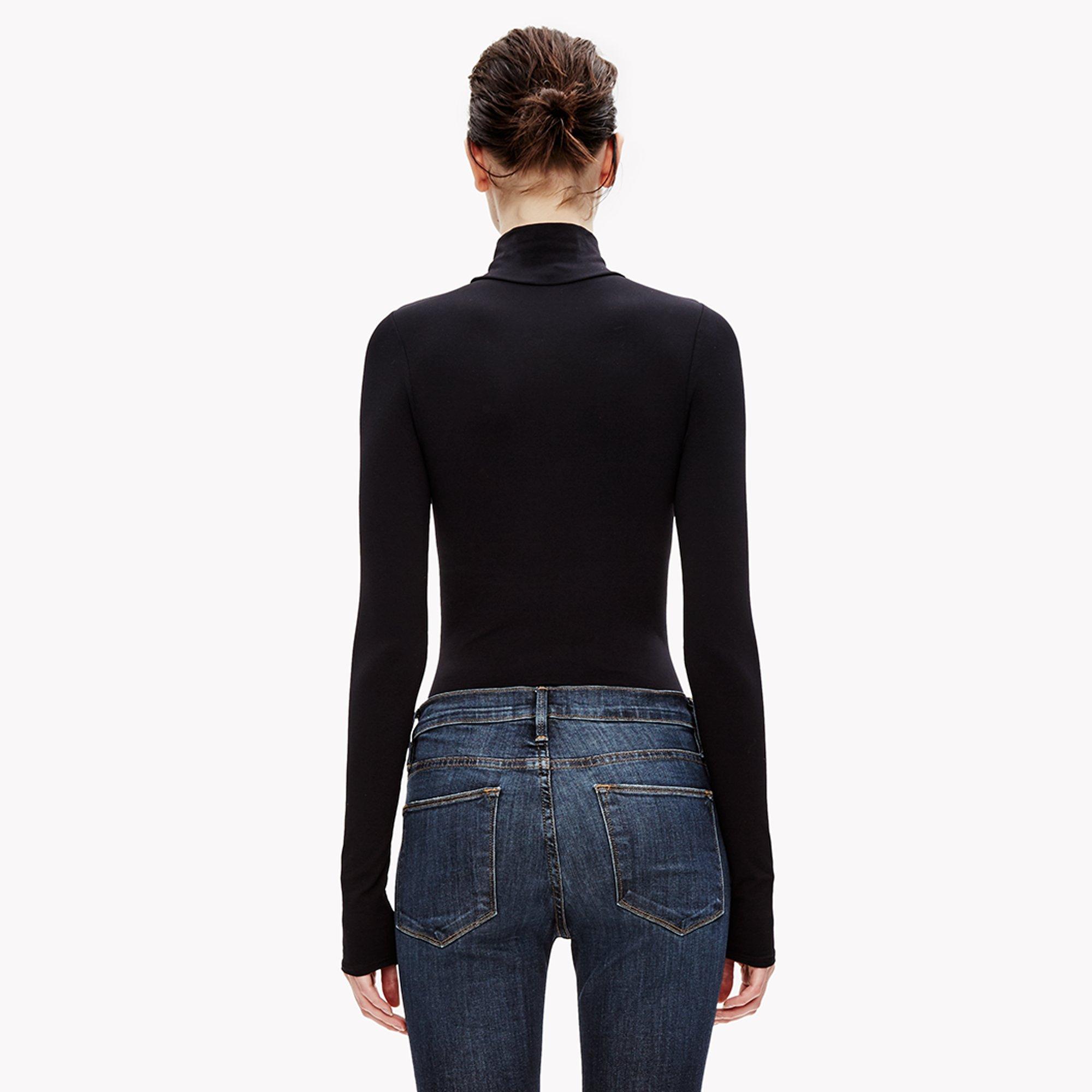 Soft Stretch Turtleneck Bodysuit