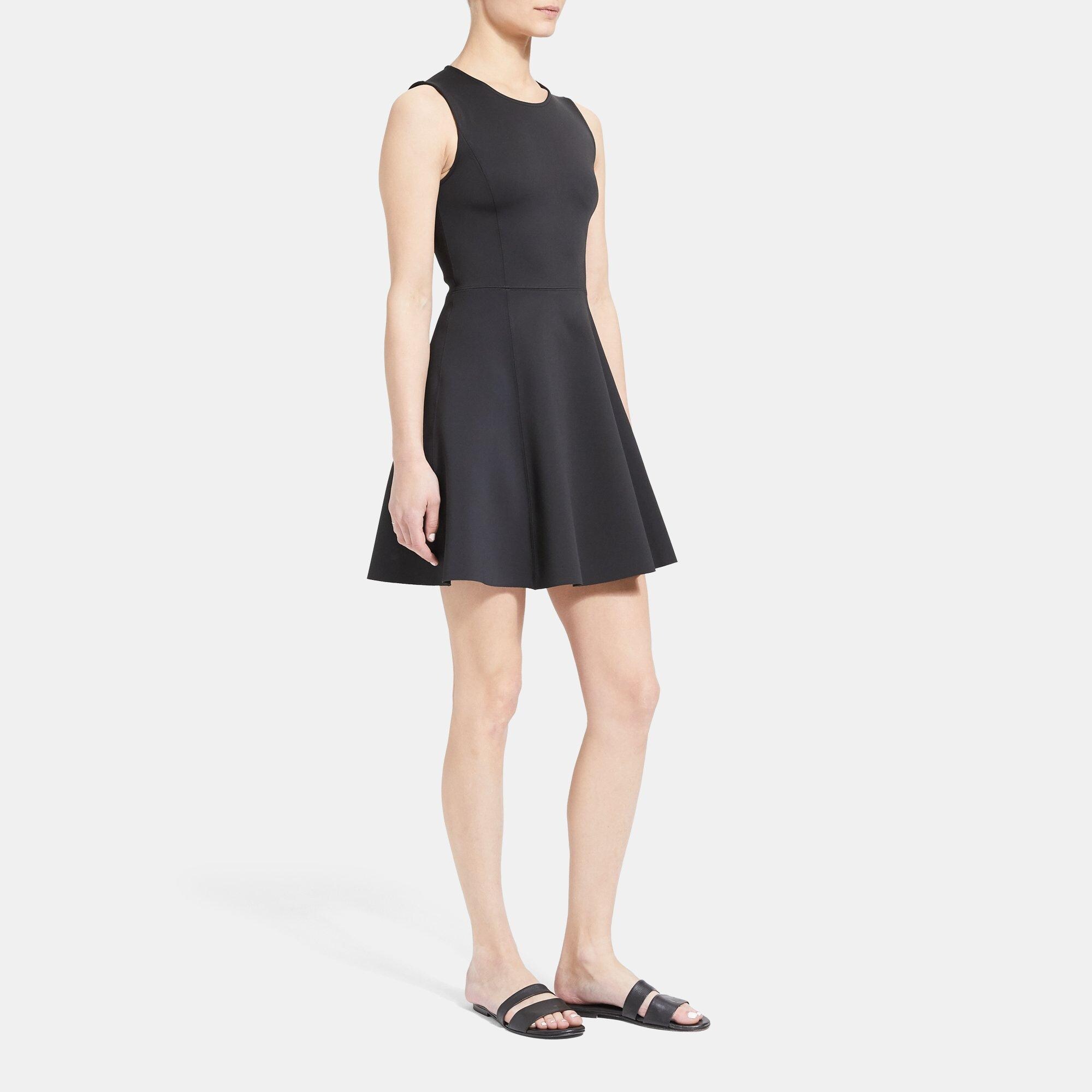 Fit-and-Flare Dress in Mod Knit