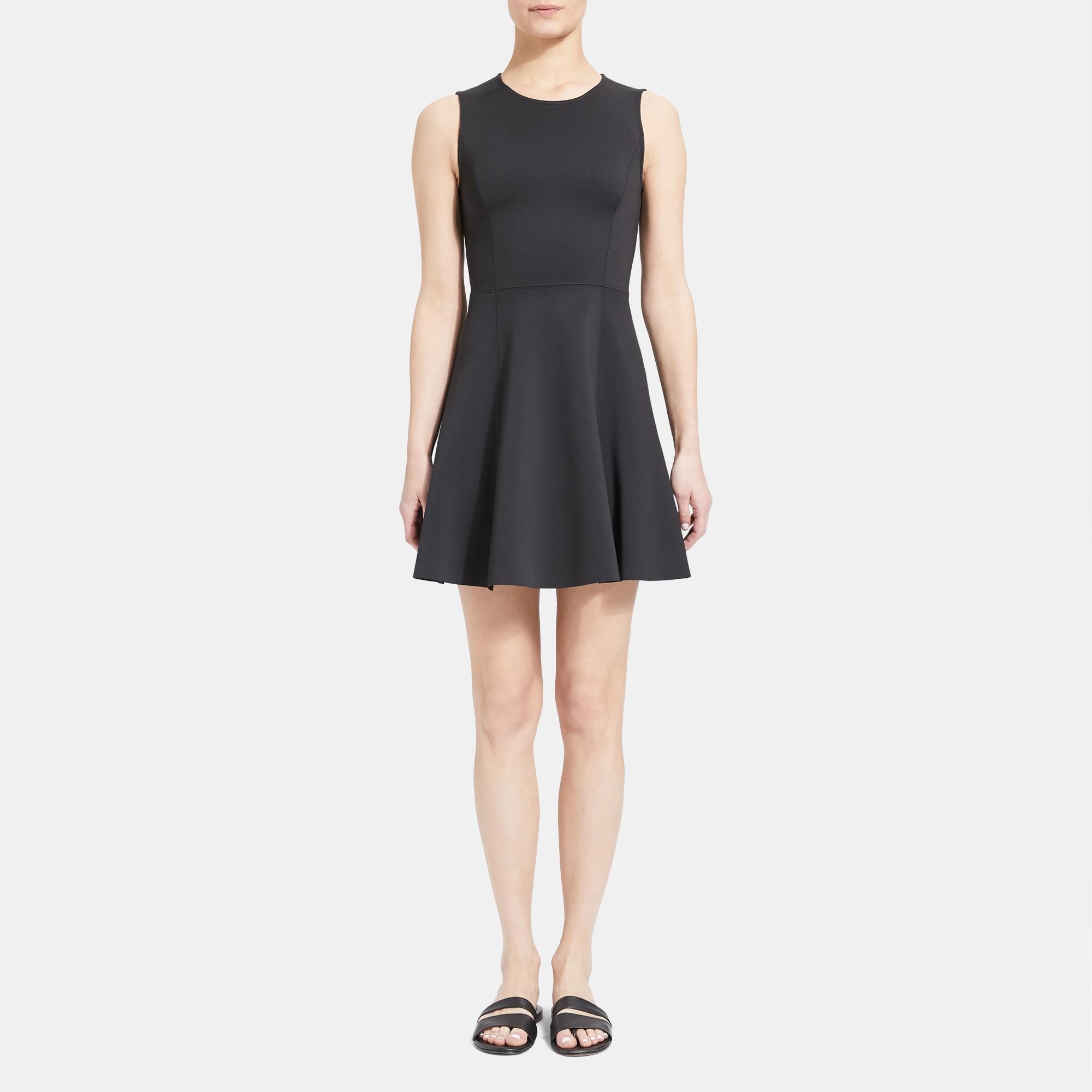 Fit-and-Flare Dress in Mod Knit
