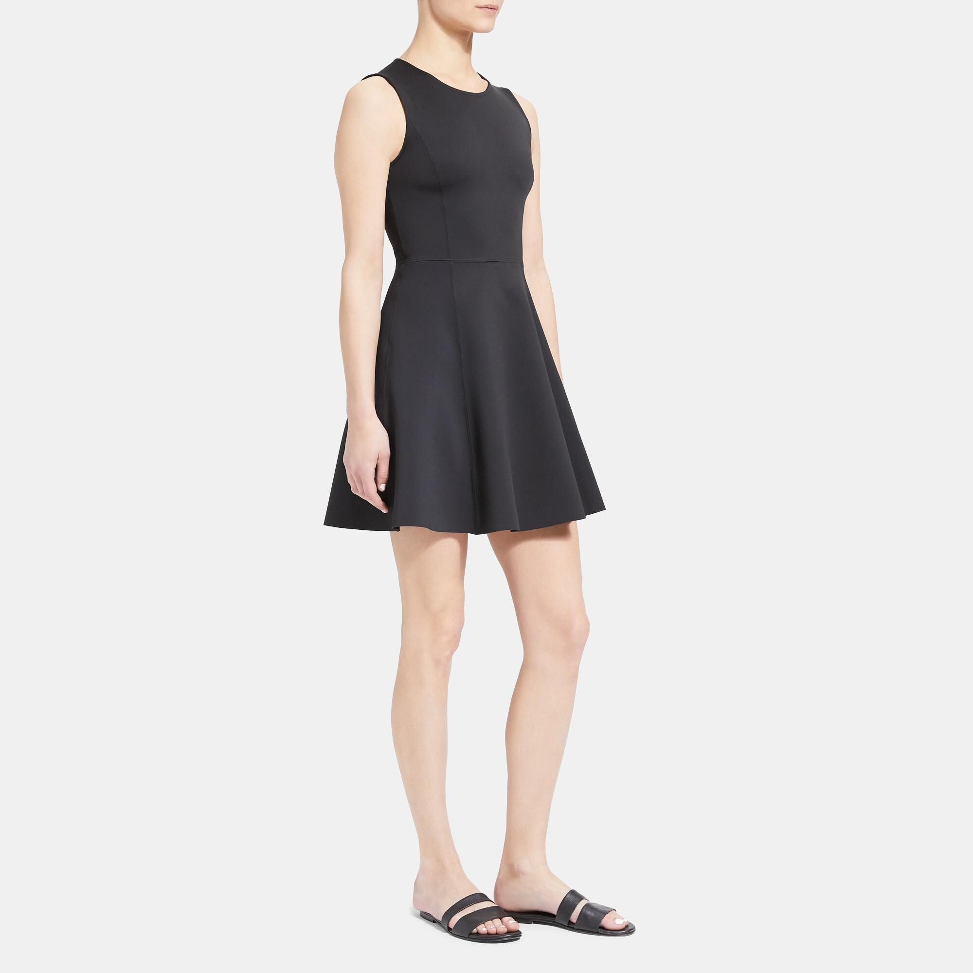 Fit-and-Flare Dress in Mod Knit