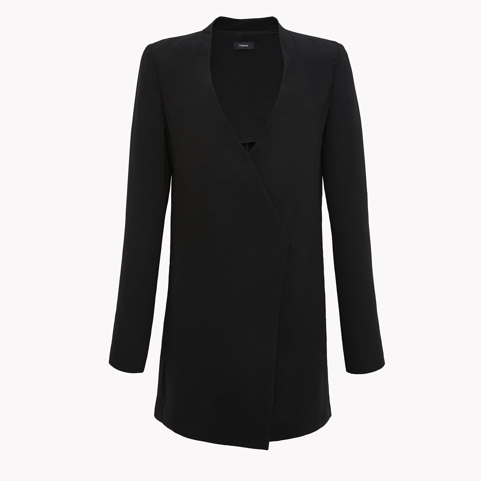 Long Crepe Jacket