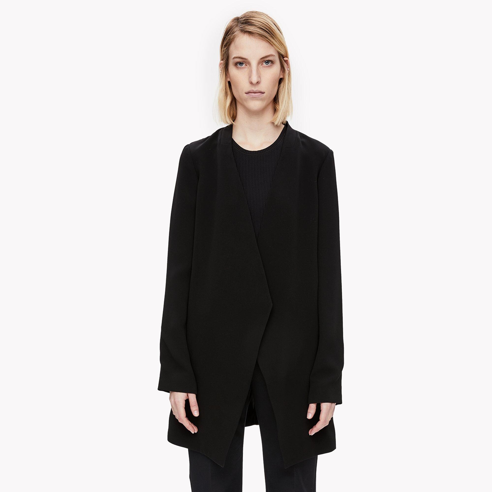 Long Crepe Jacket