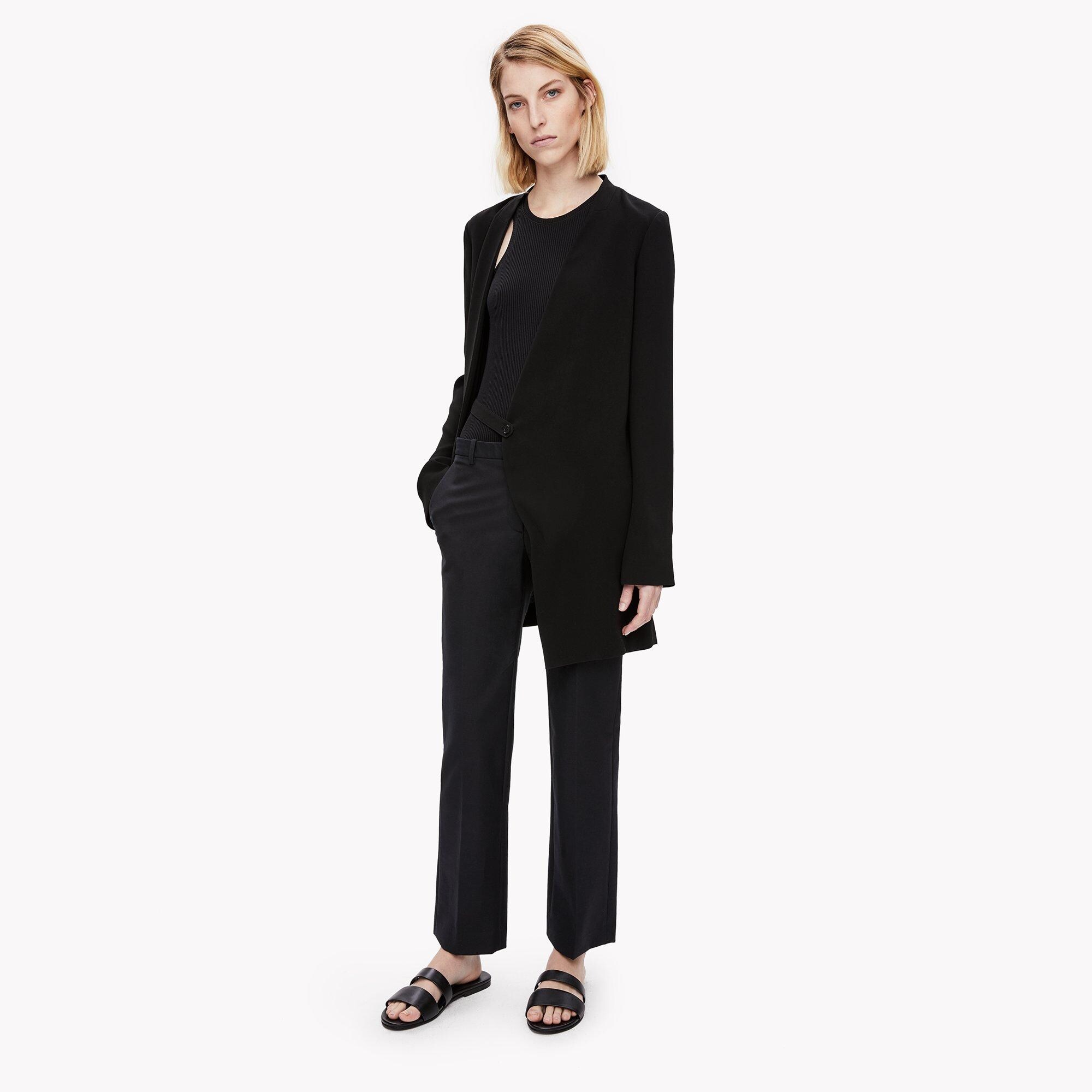 Long Crepe Jacket