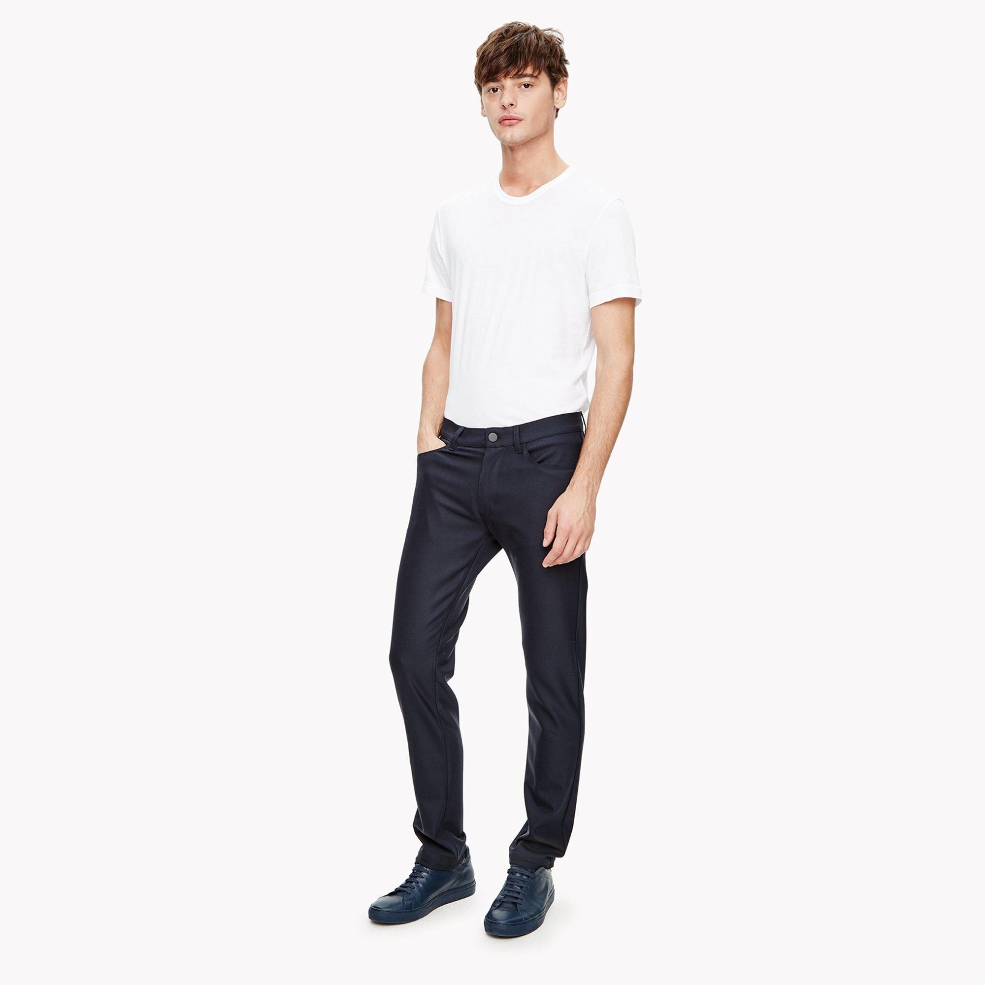 Stretch Wool Slim Jean