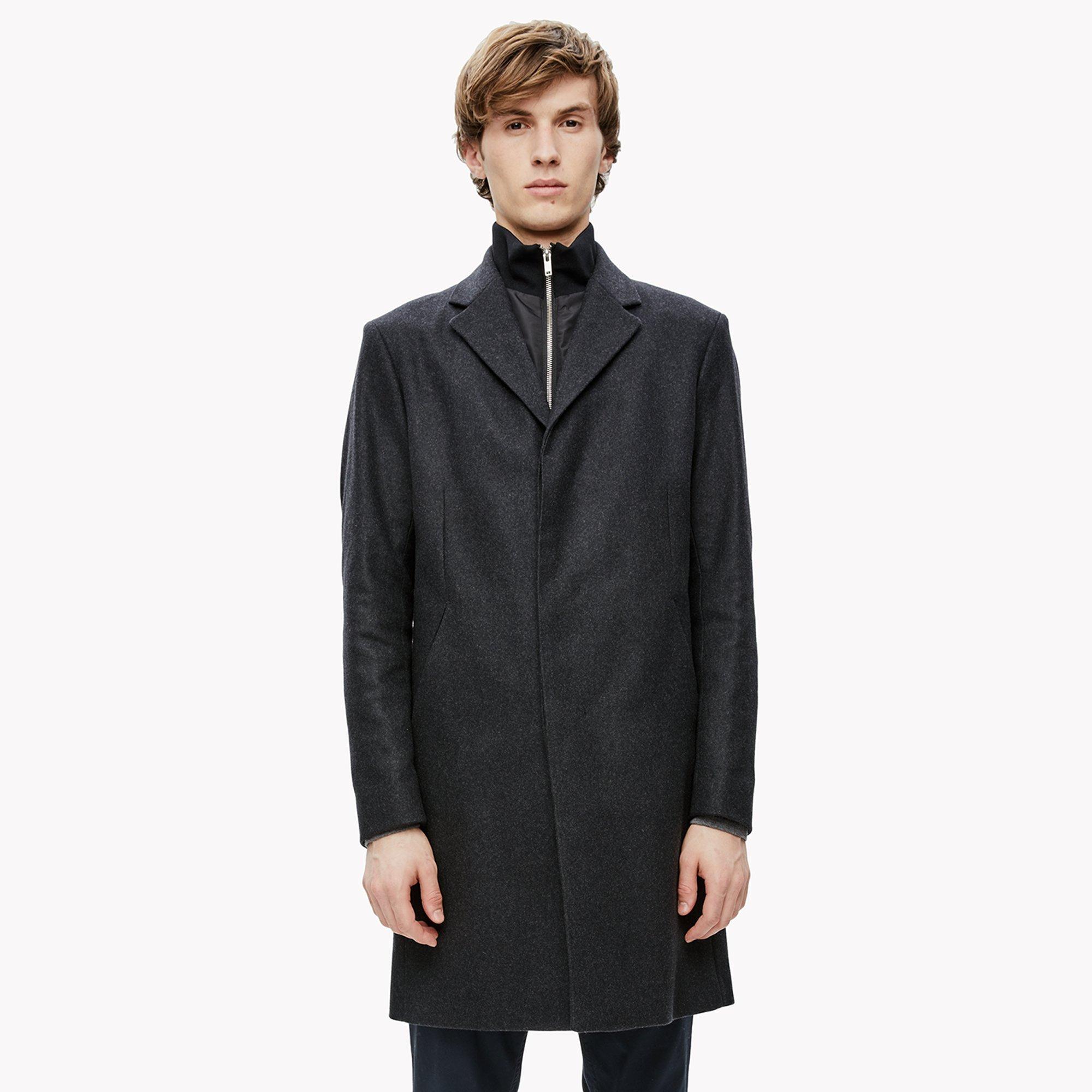 Theory Official Site | Wool Melton Coat