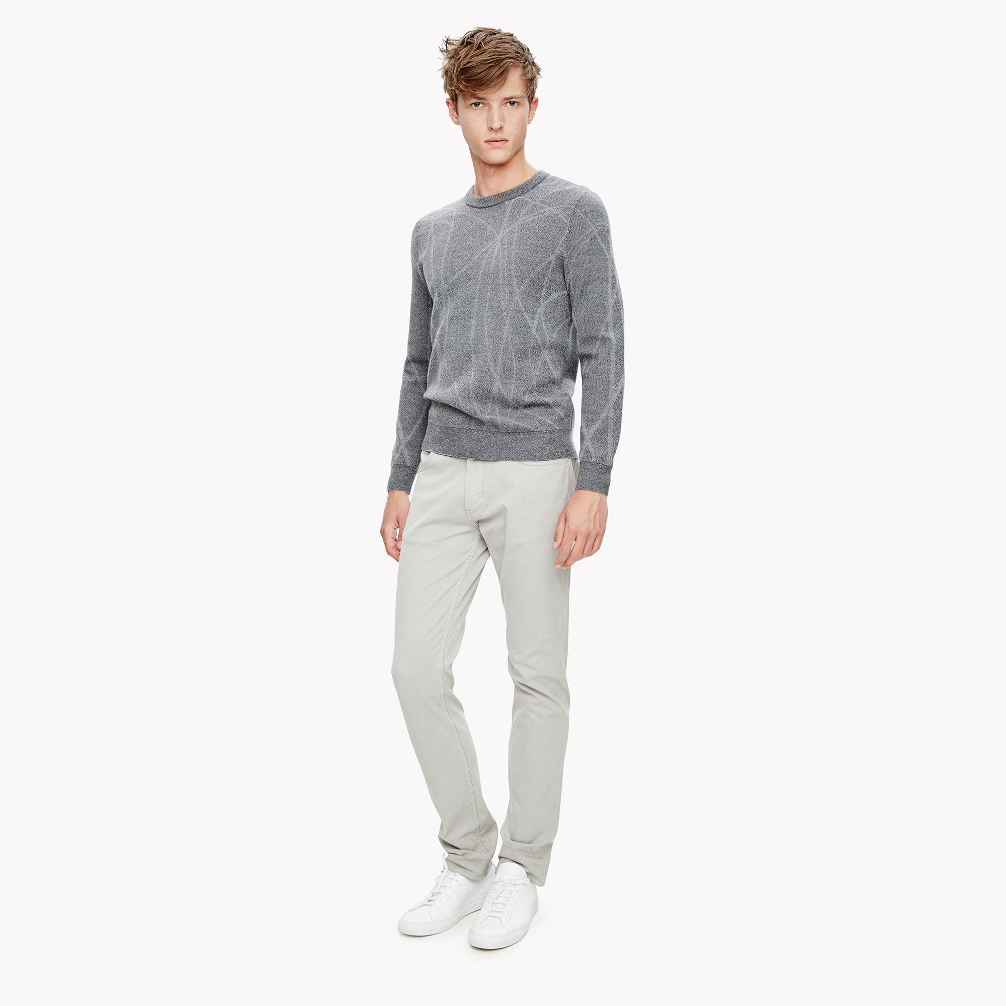 Fine Merino Swirl Crewneck