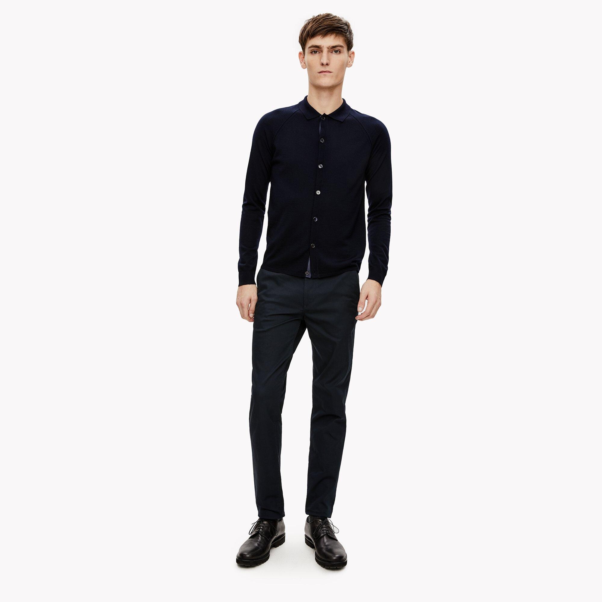 Merino Polo Cardigan
