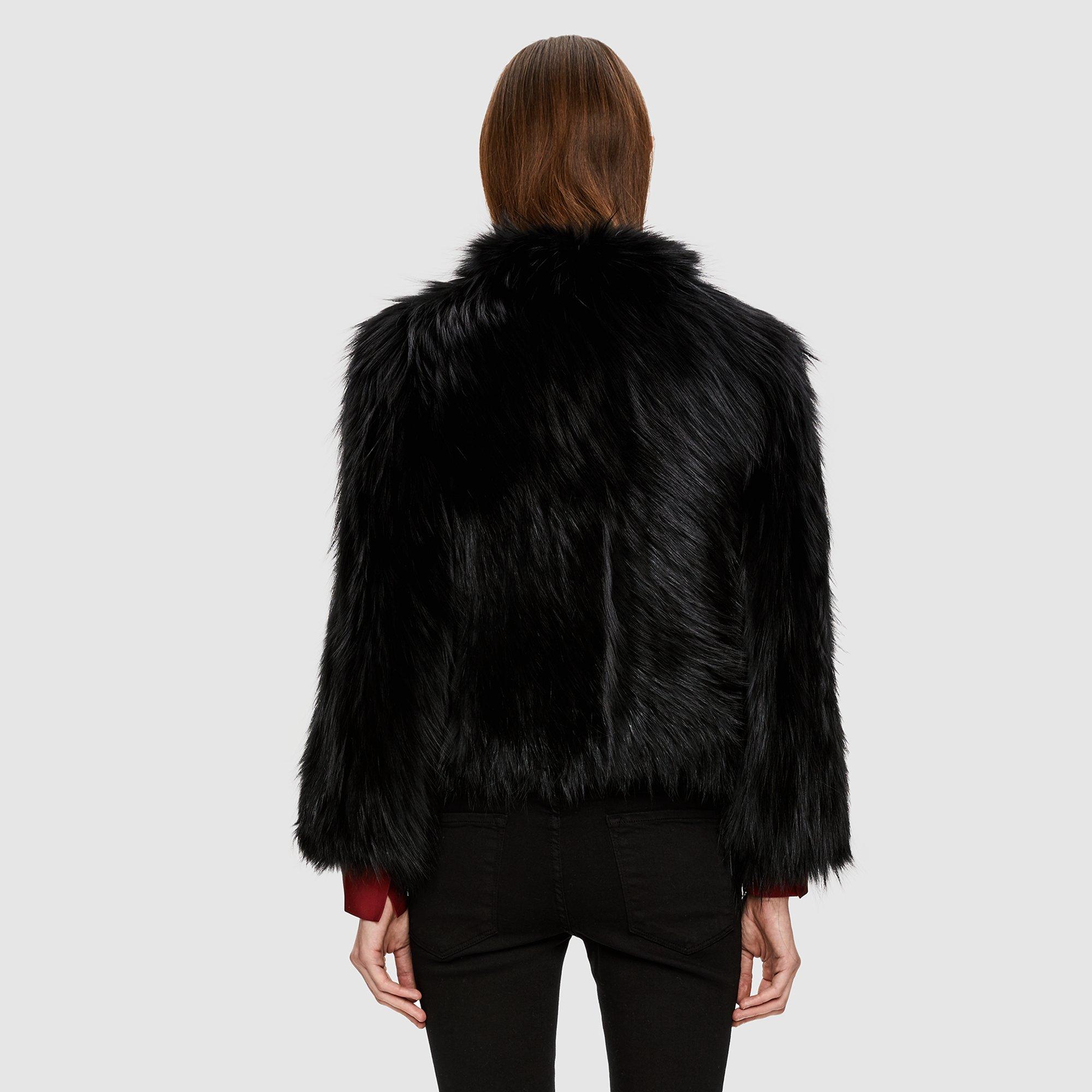 Fox Fur Cropped Coat